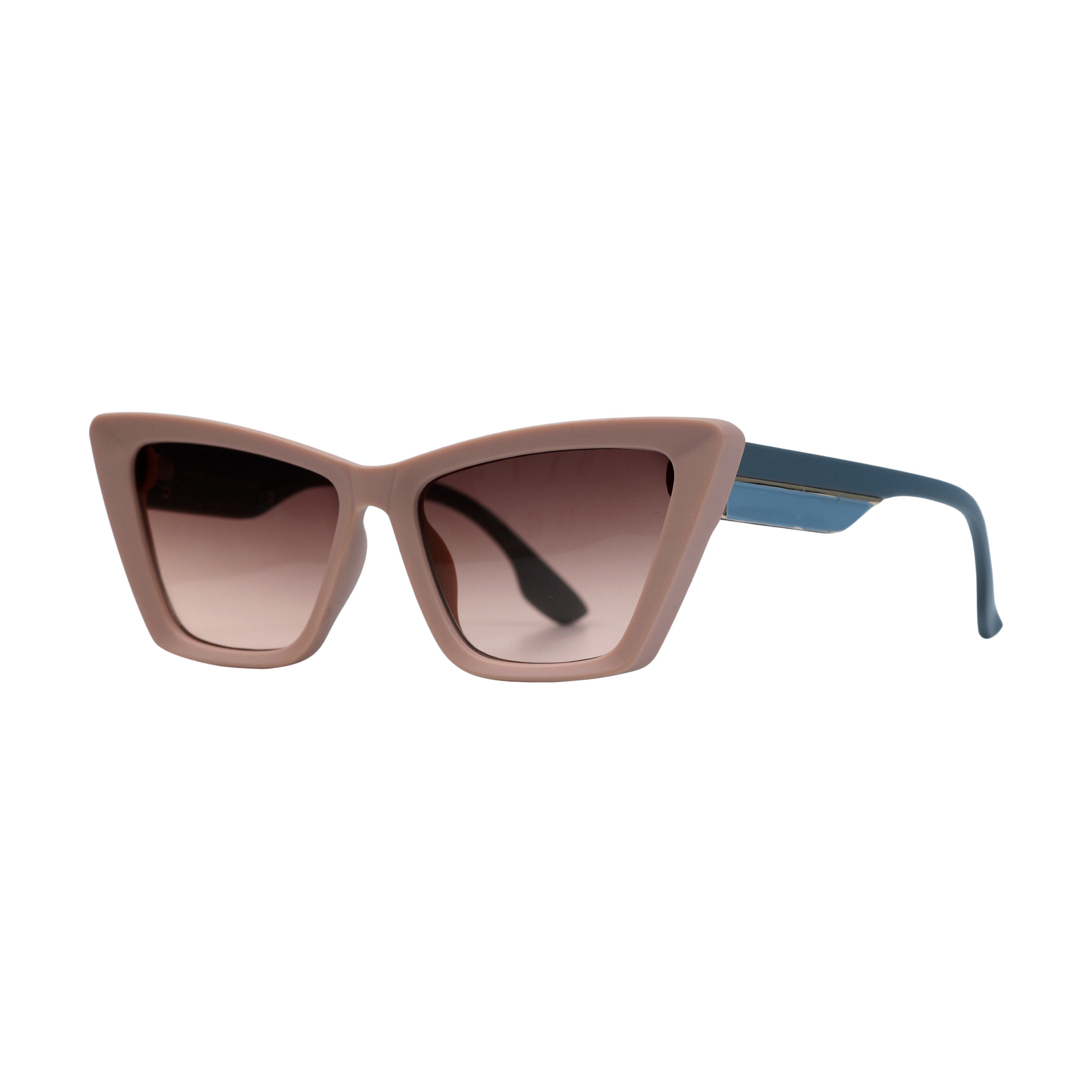 Pink & Grey Cat Eye Full Rim
