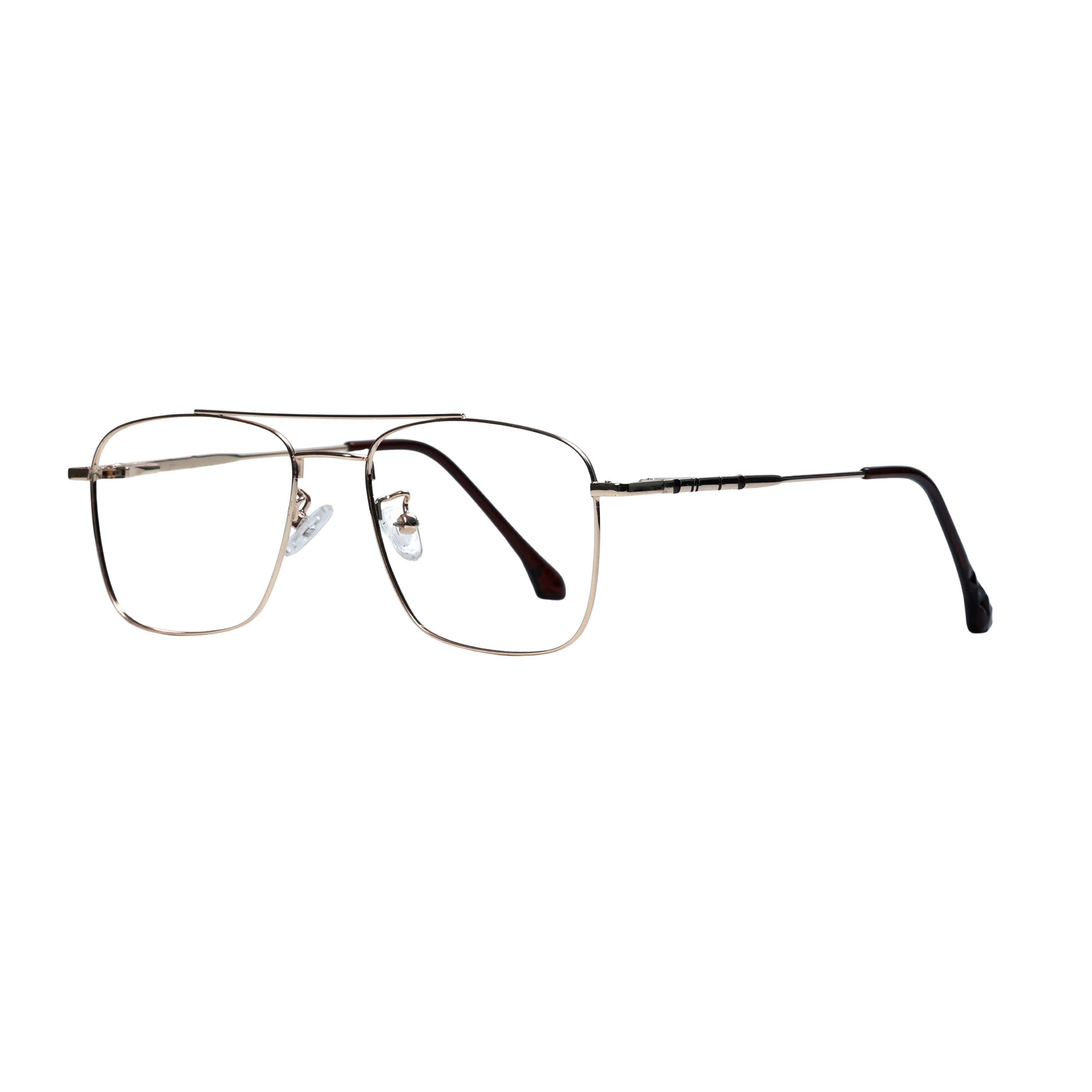 Golden Brown Square Full Rim