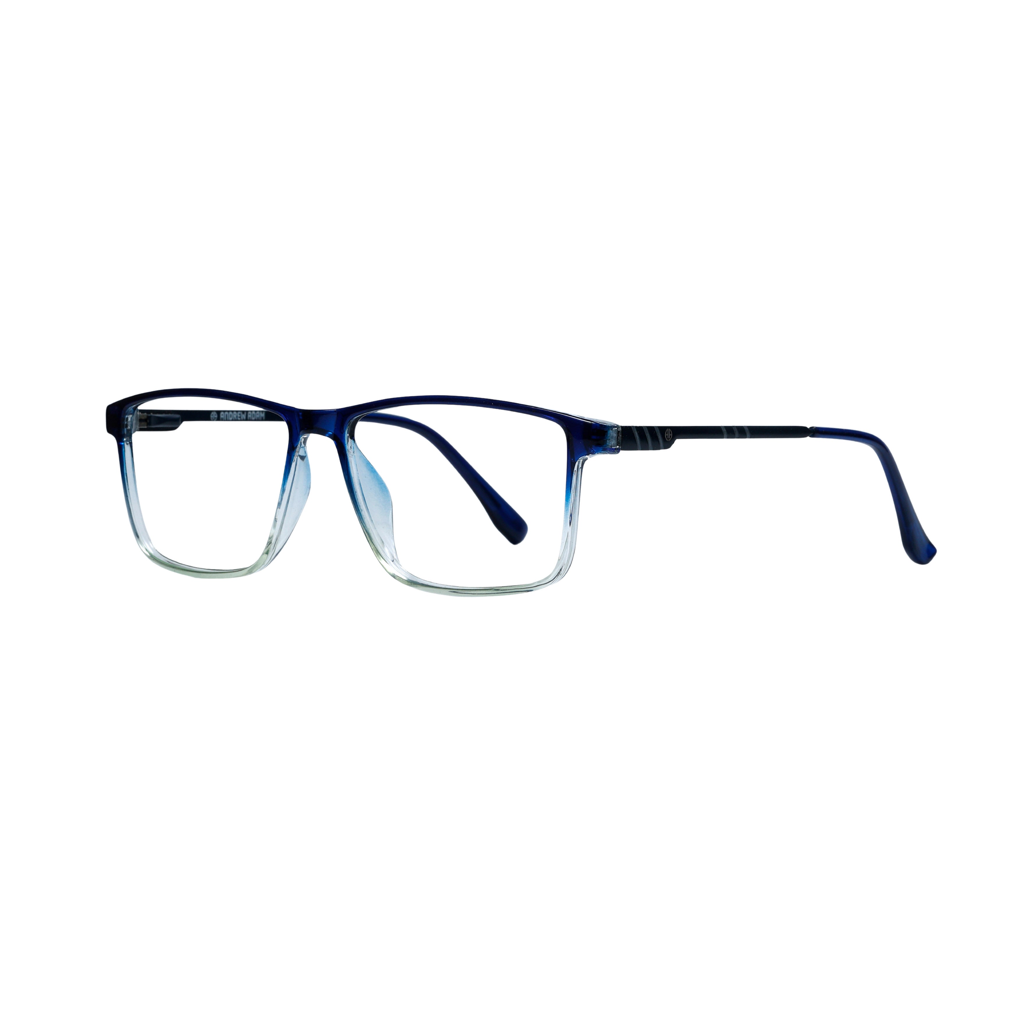 Blue & Green Rectangle Full Rim