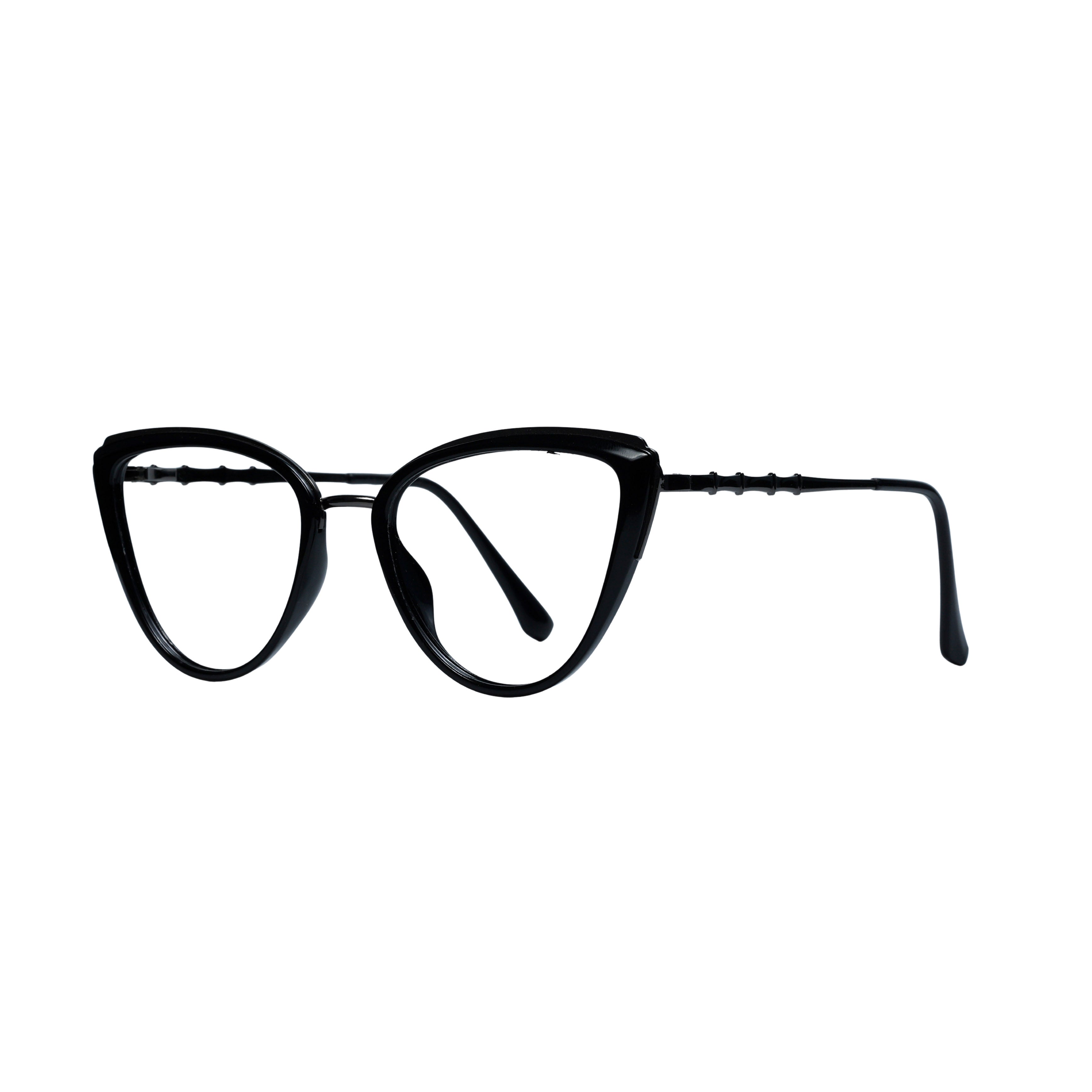 Black & Grey Cat Eye Full Rim