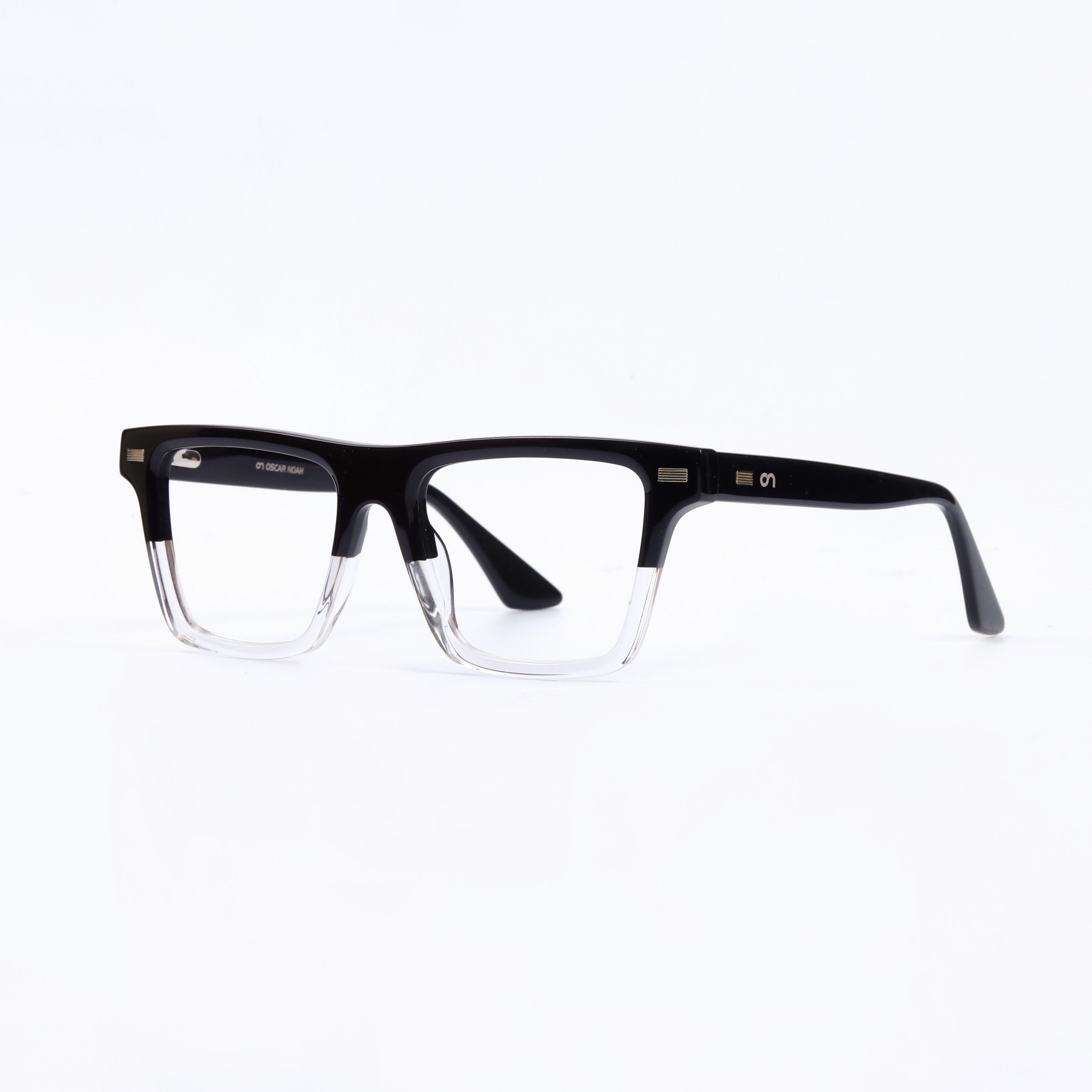 Transparent Black Wayfarer Full Rim