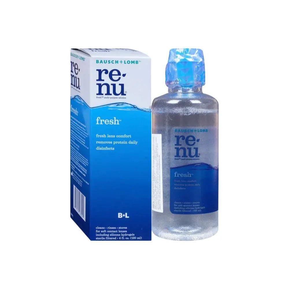 ReNu Fresh Contact Lens Solution – 120 ml | Multi-Purpose Soft Lens Care