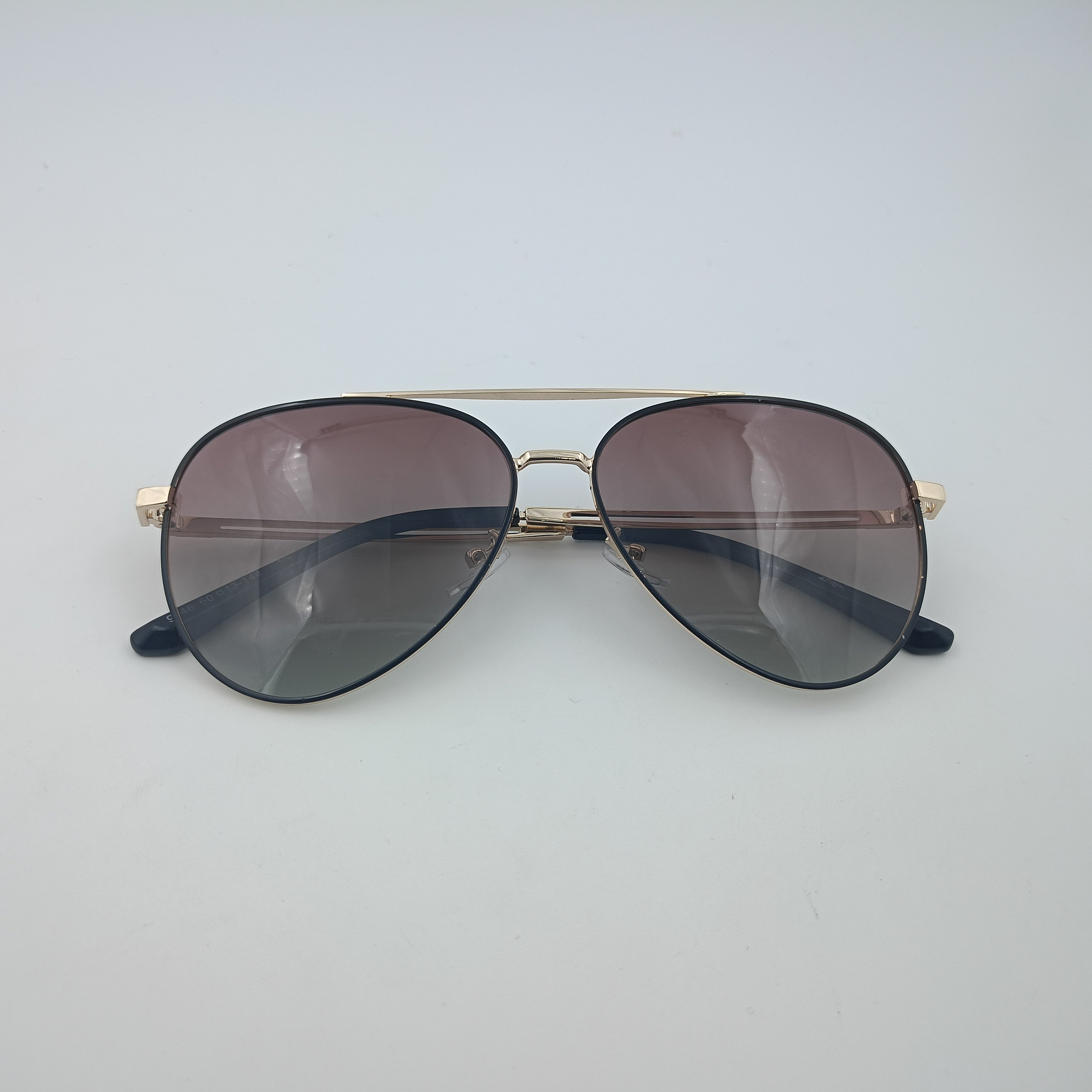 Golden Black Aviator Full Rim