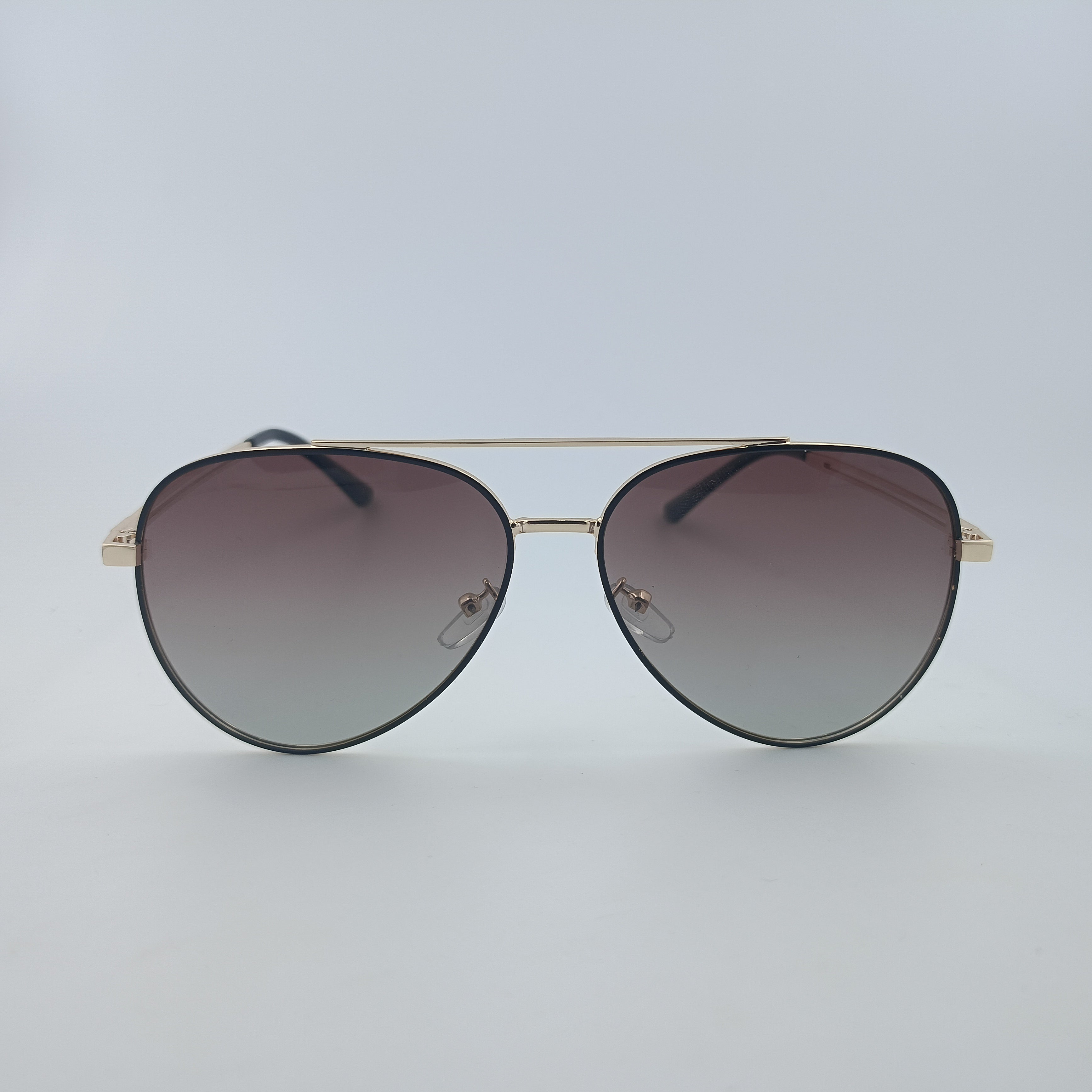 Golden Black Aviator Full Rim