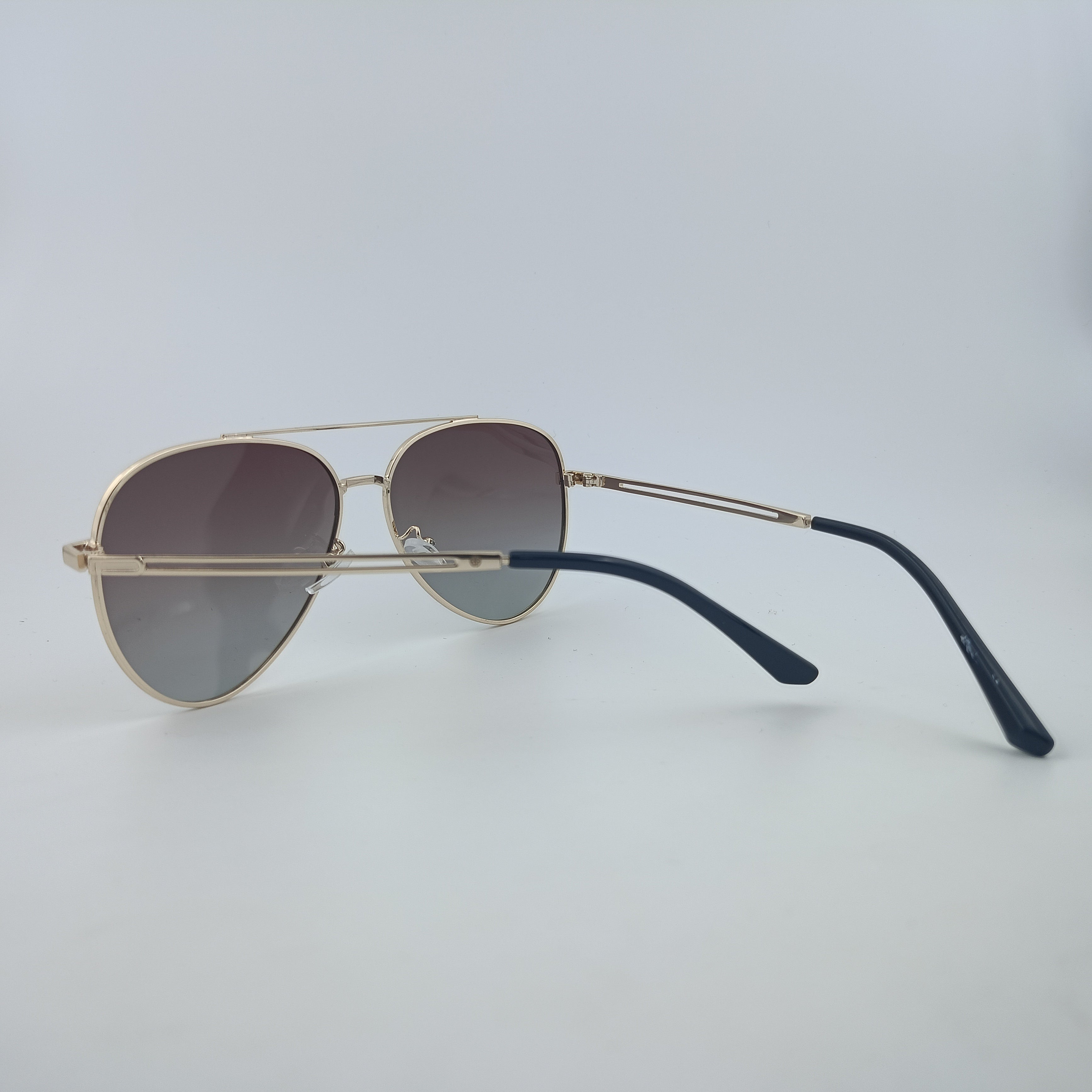 Golden Black Aviator Full Rim