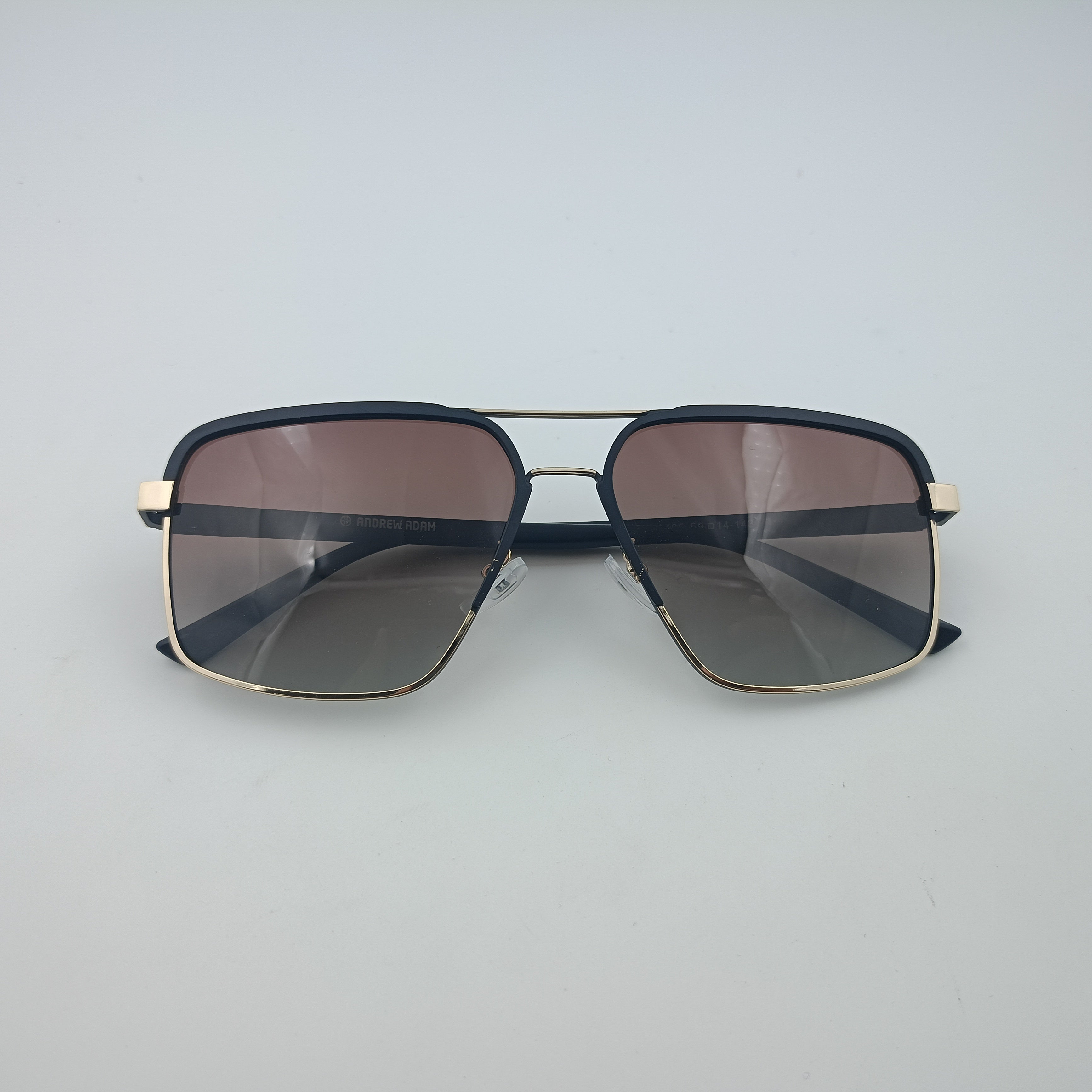 Black & Golden Square Full Rim