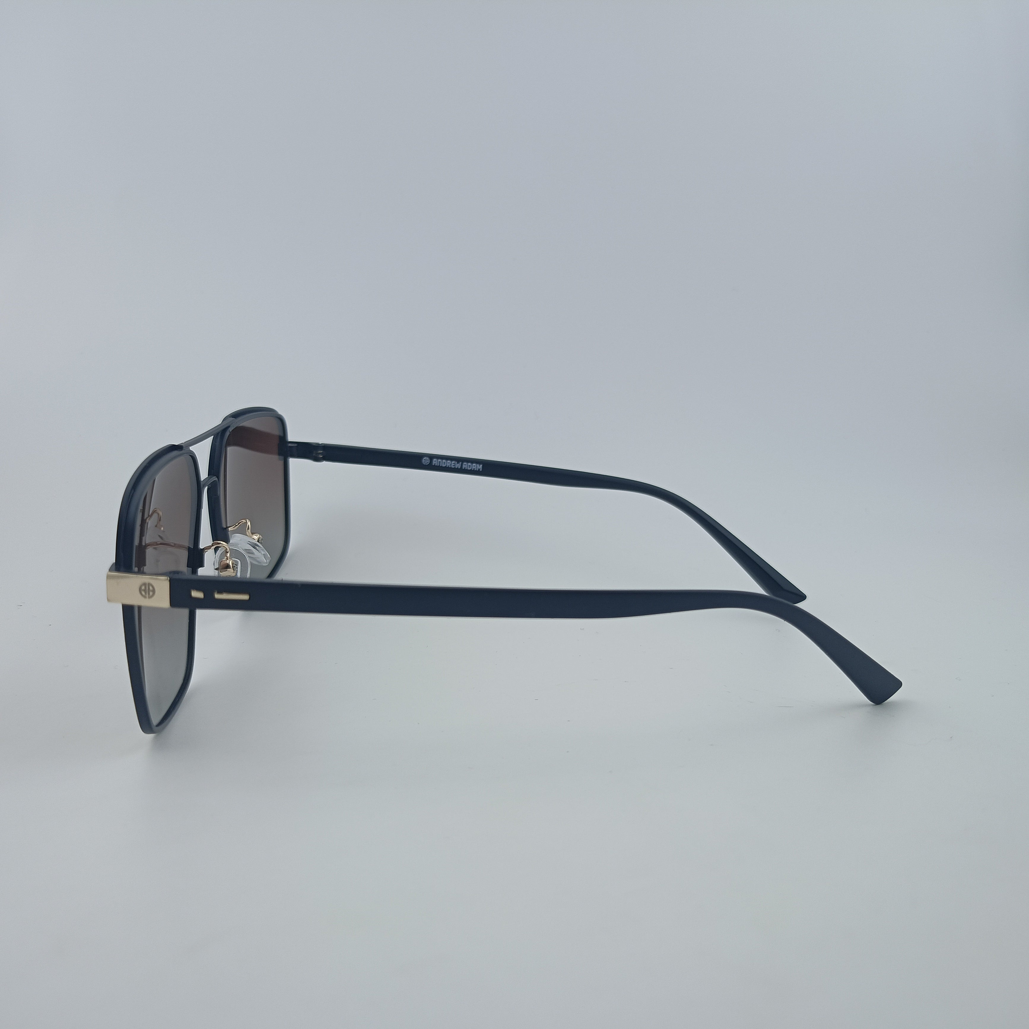 Black & Golden Square Full Rim