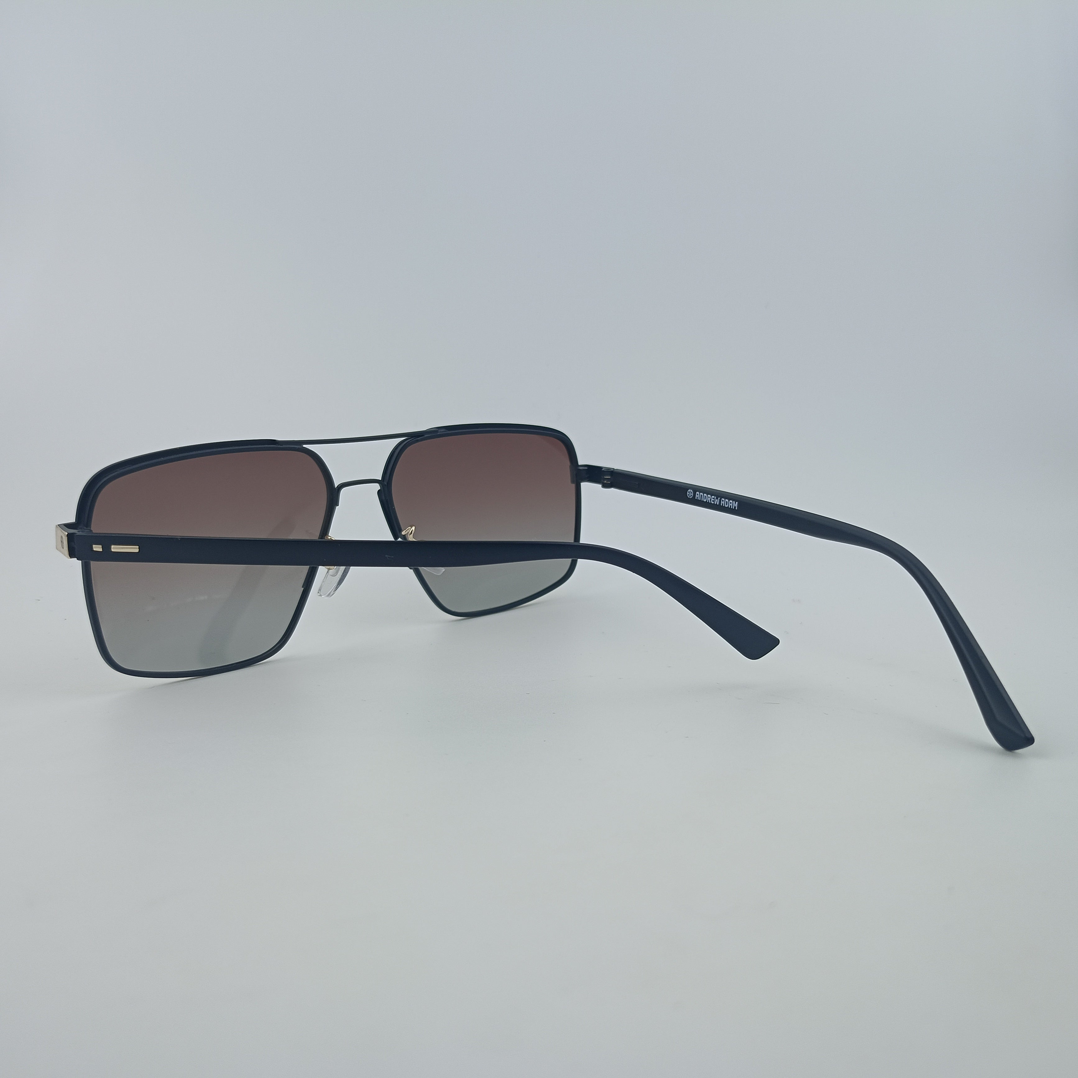 Black & Golden Square Full Rim