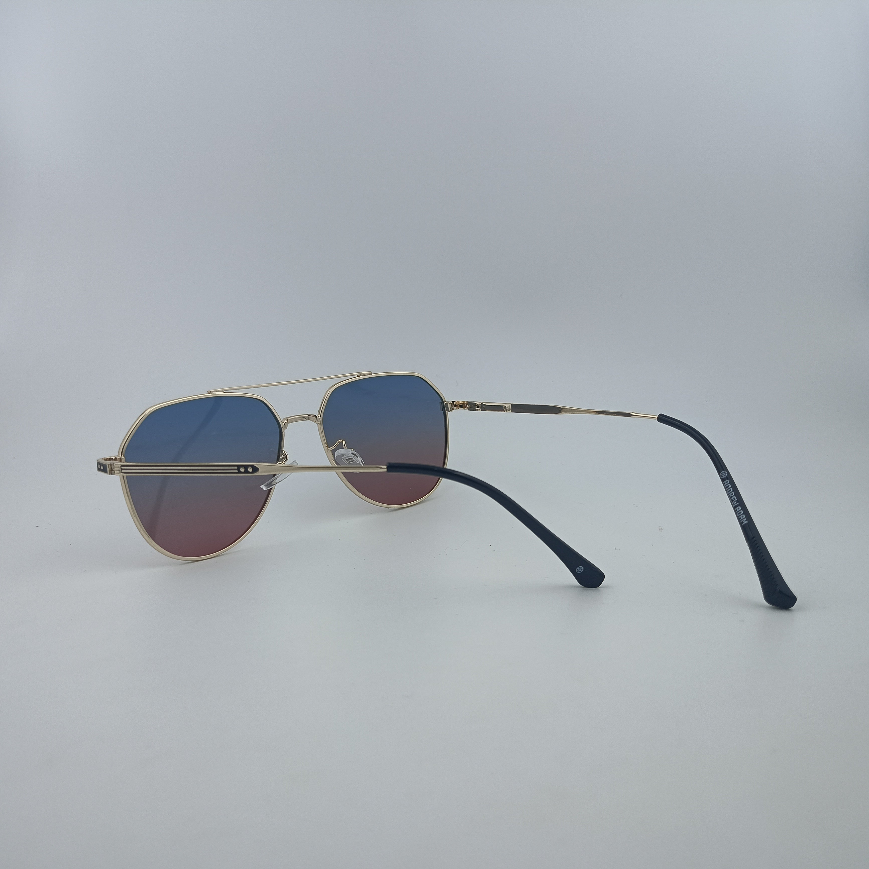 Red & Golden Aviator Full Rim