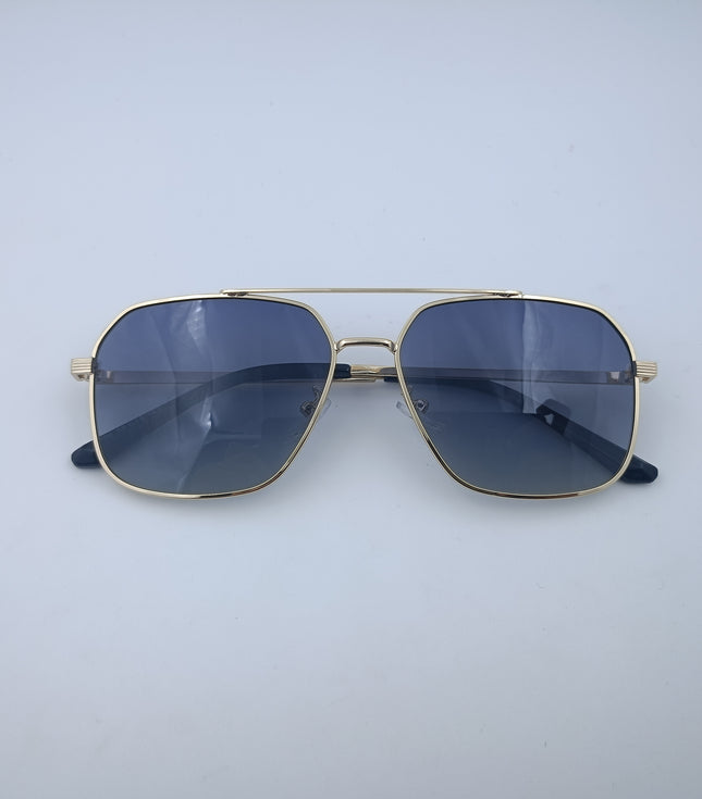 Blue & Golden Square Full Rim