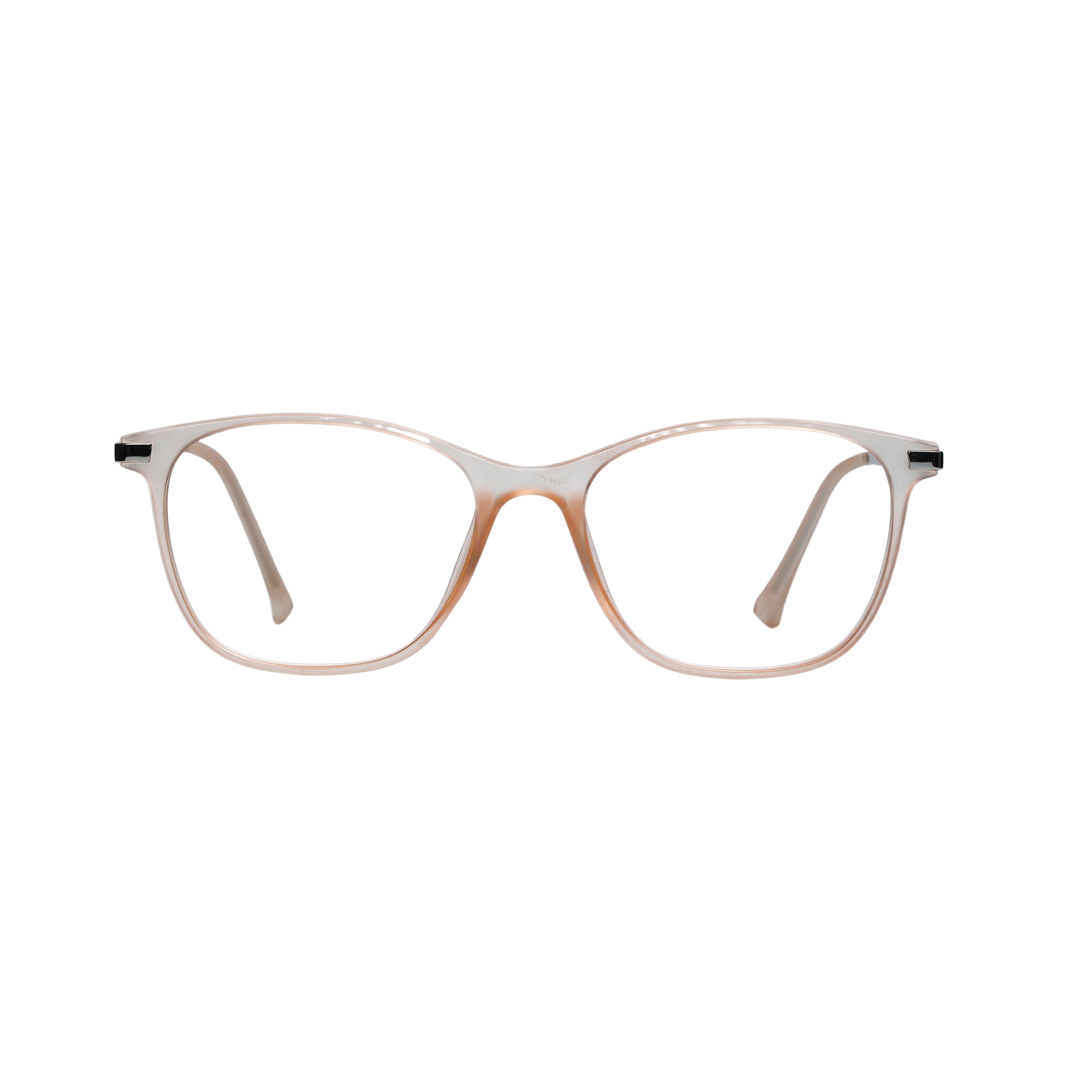 Orange & Silver Cat Eye Full Rim