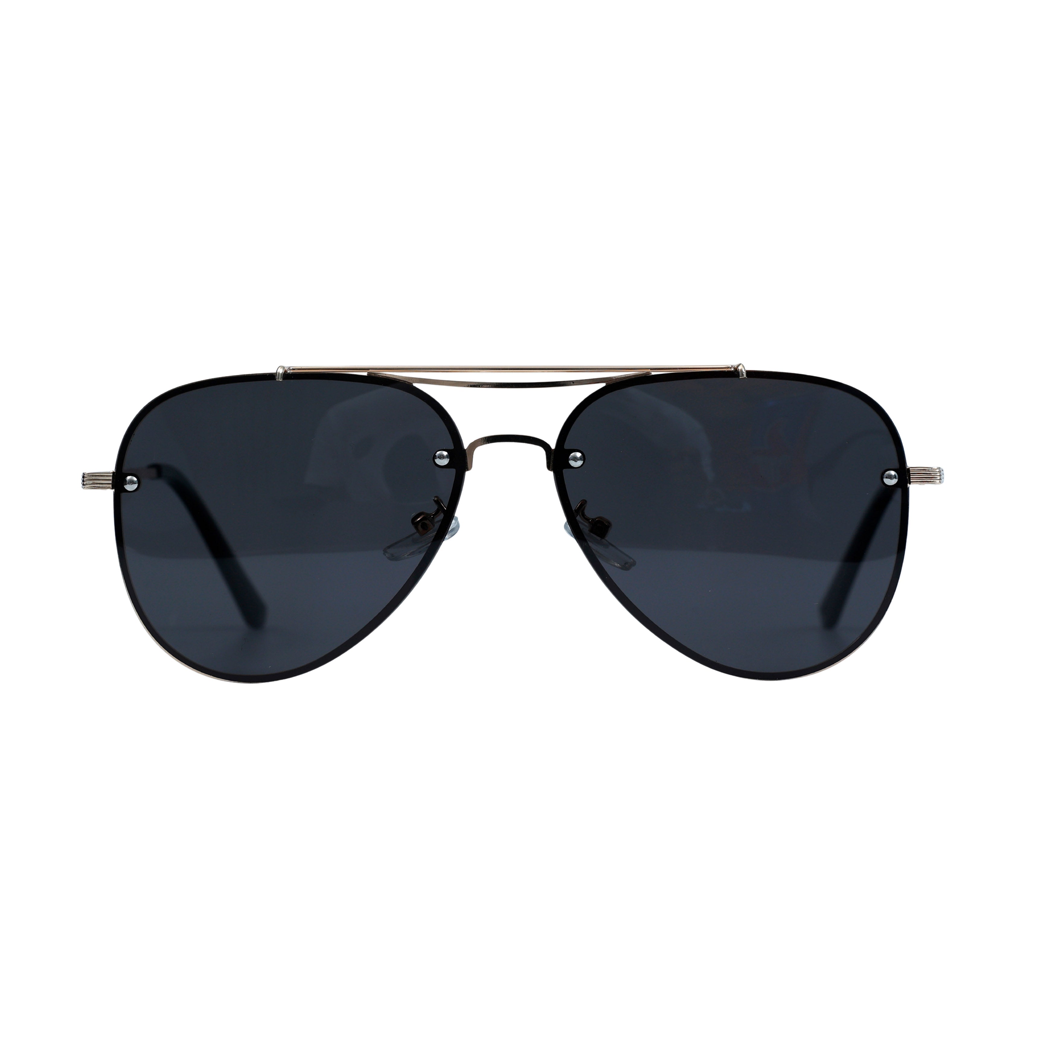 Silver Blue Aviator Full Rim