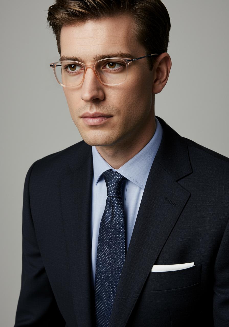 Orange & Silver Cat Eye Full Rim