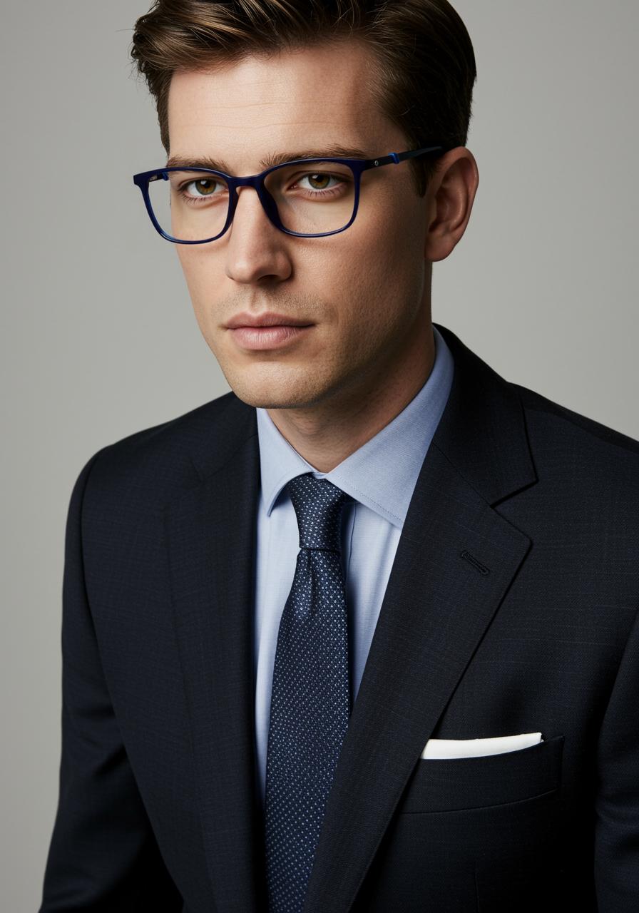 Blue Square Full Rim