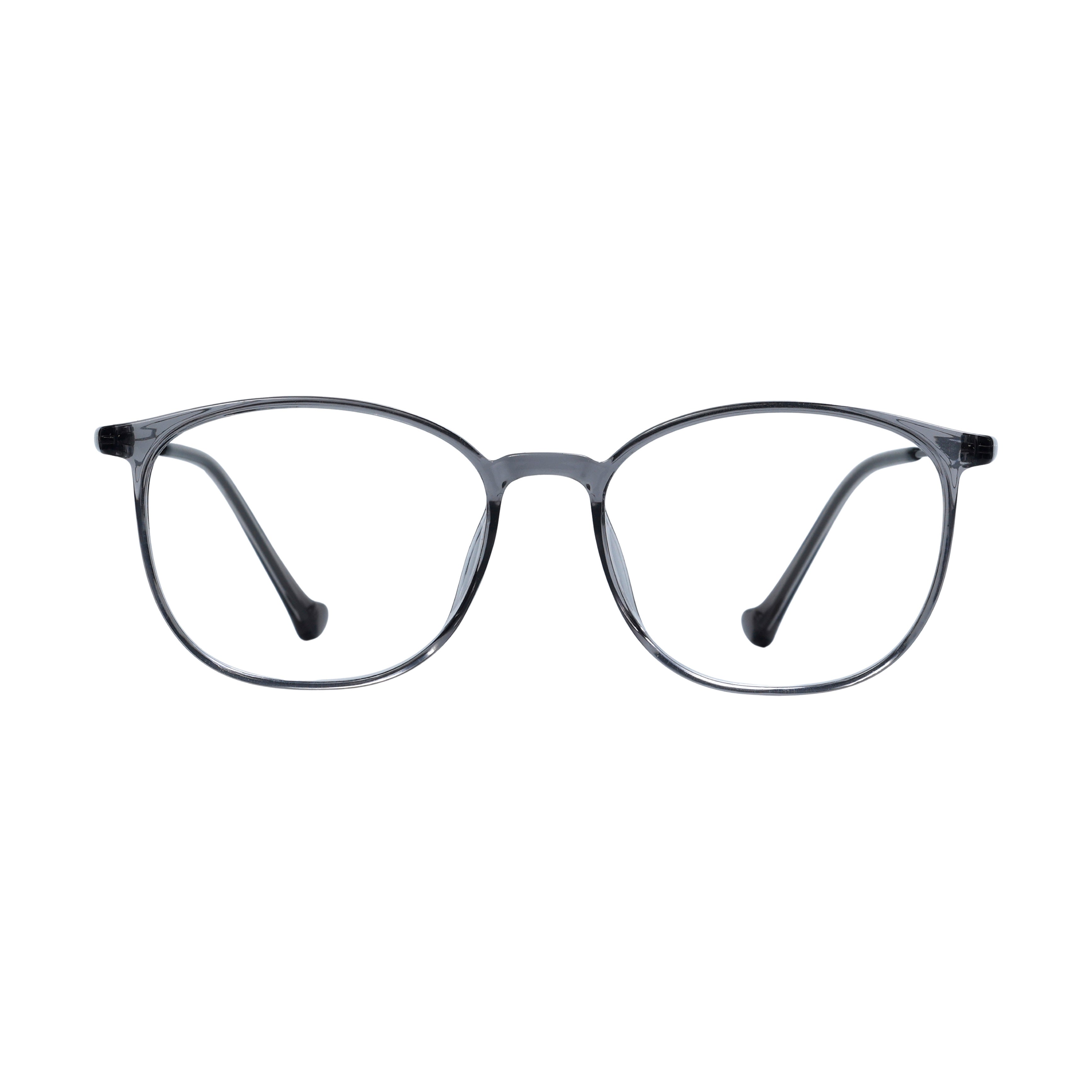 Grey & Silver Square Full Rim