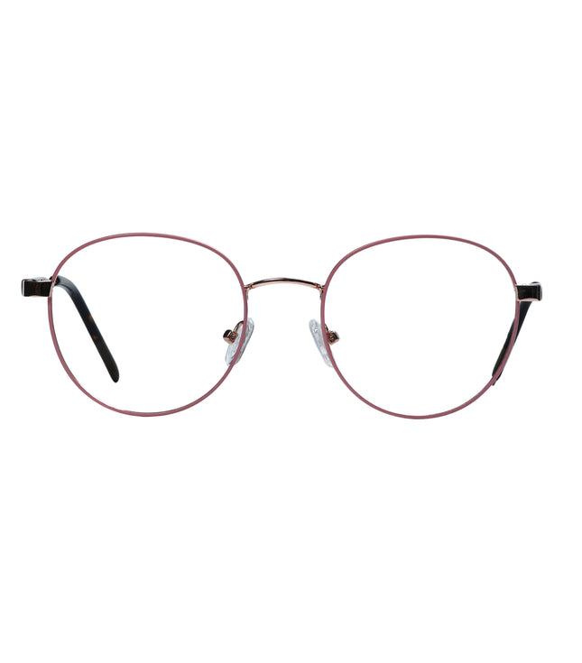 Golden & Pink Round Full Rim
