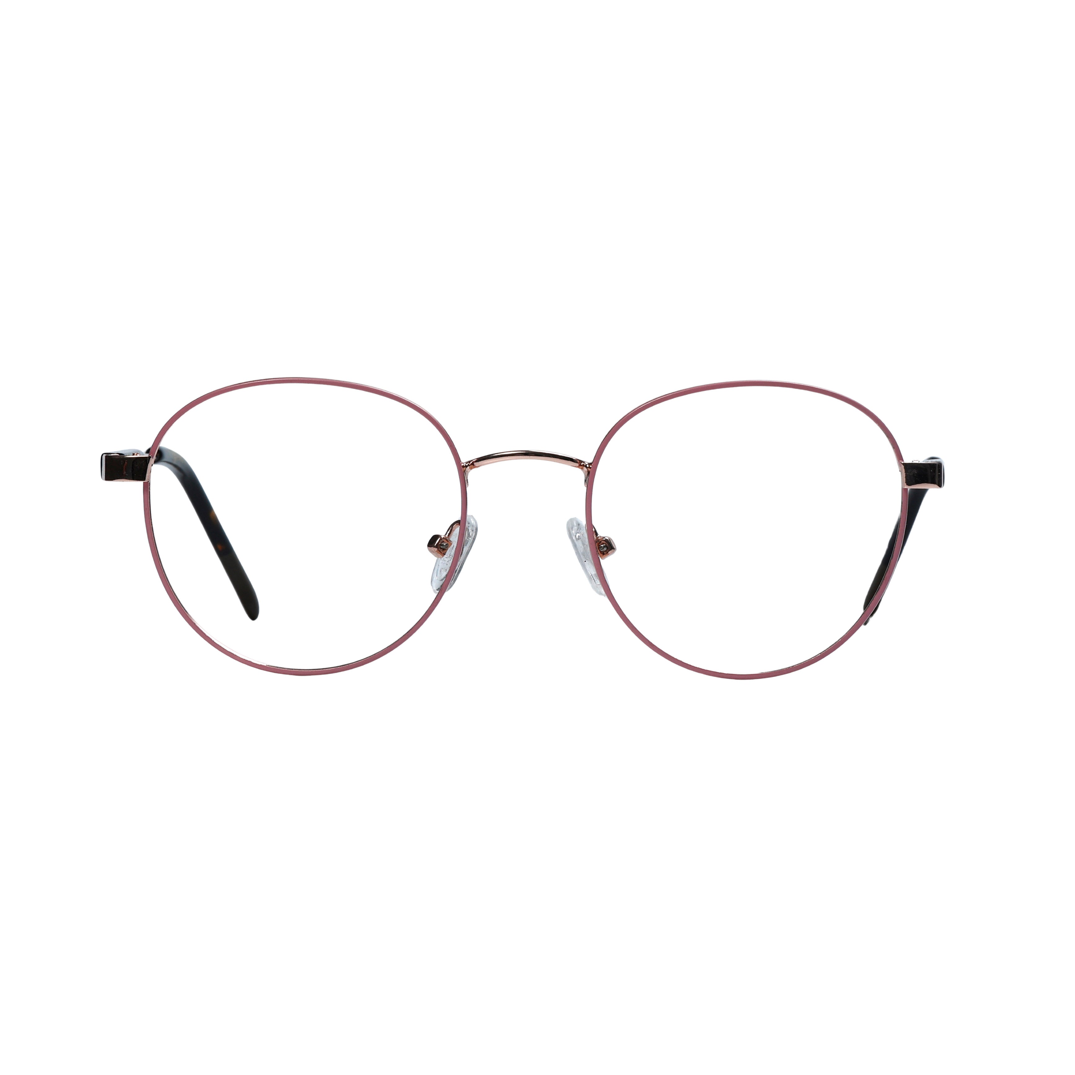 Golden & Pink Round Full Rim