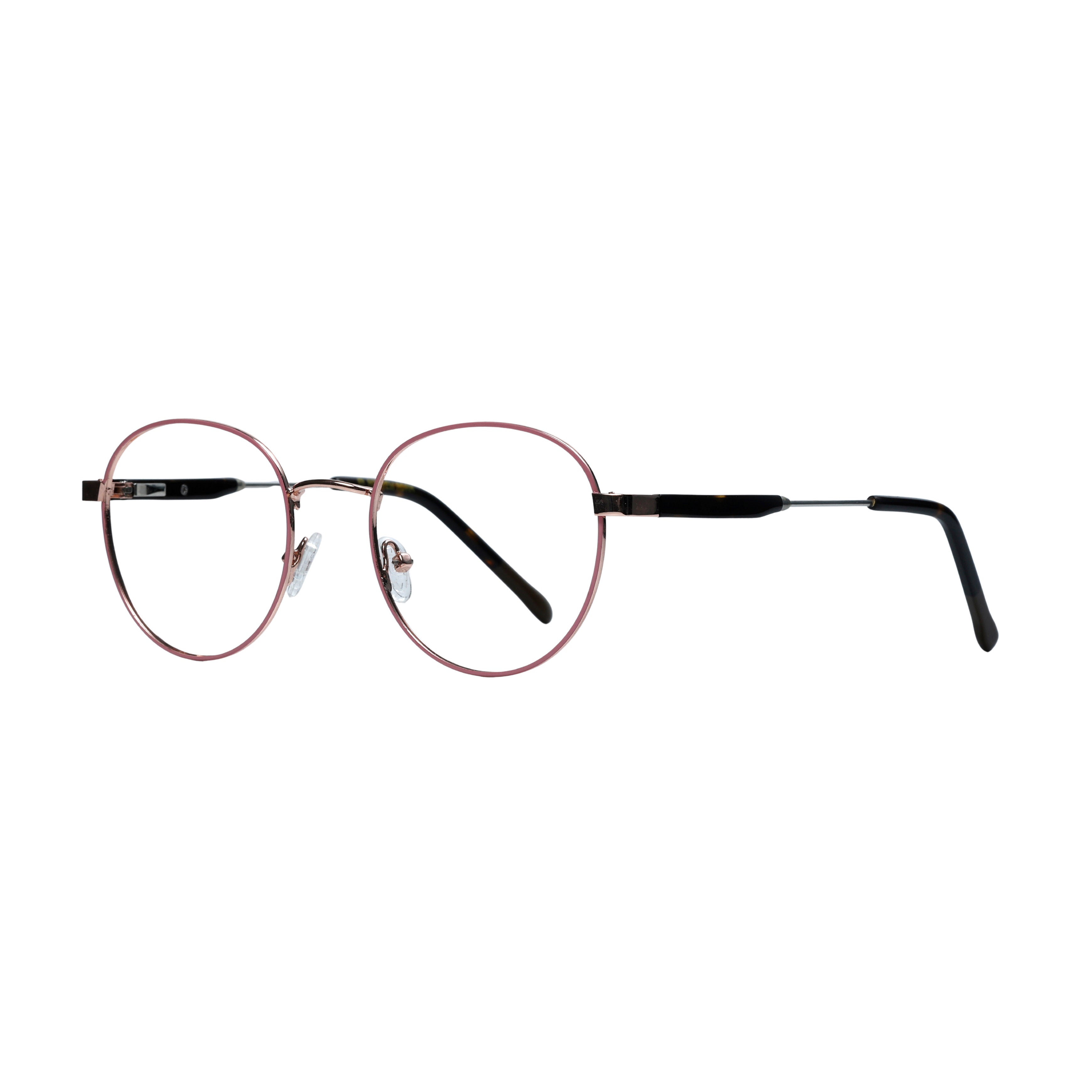 Golden & Pink Round Full Rim