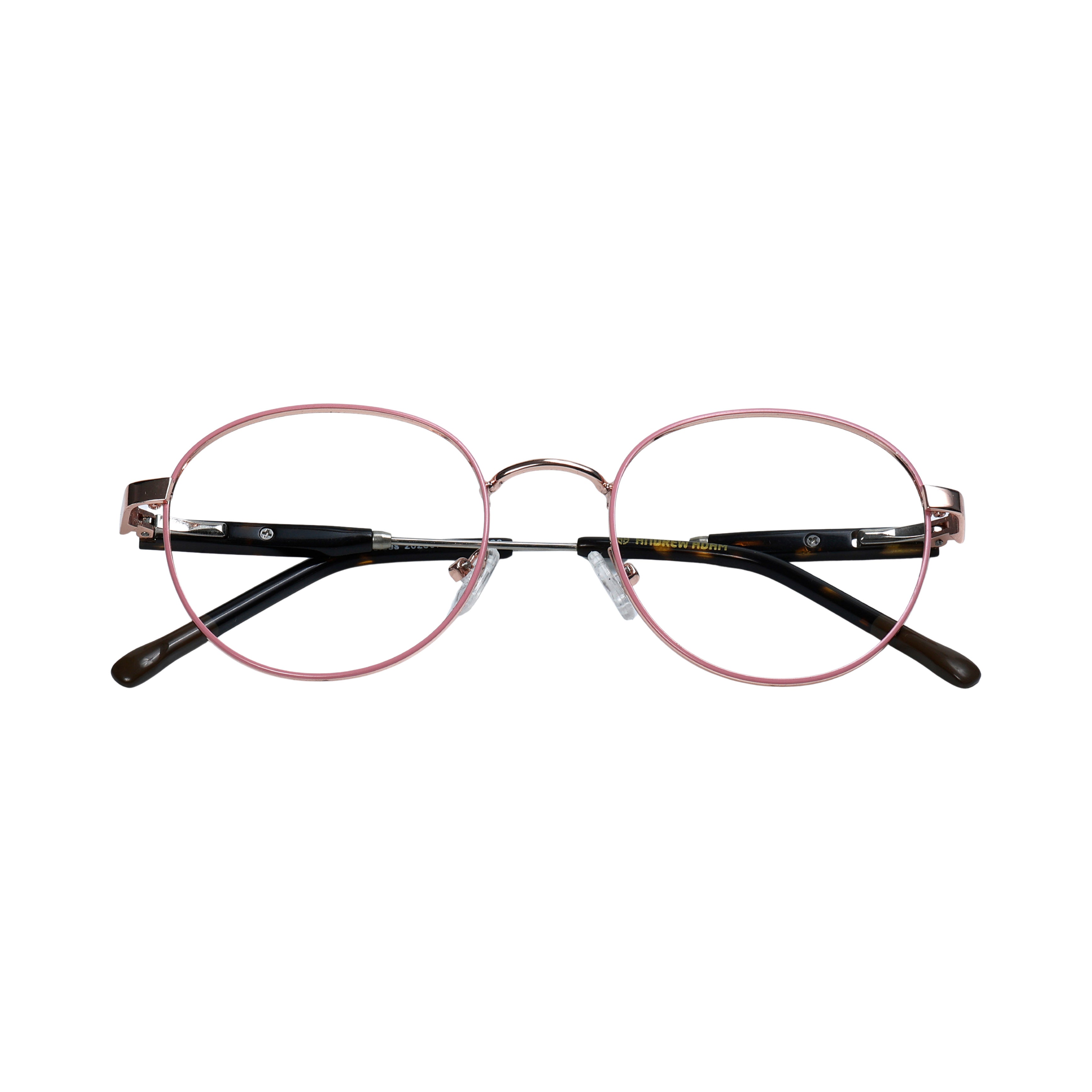 Golden & Pink Round Full Rim