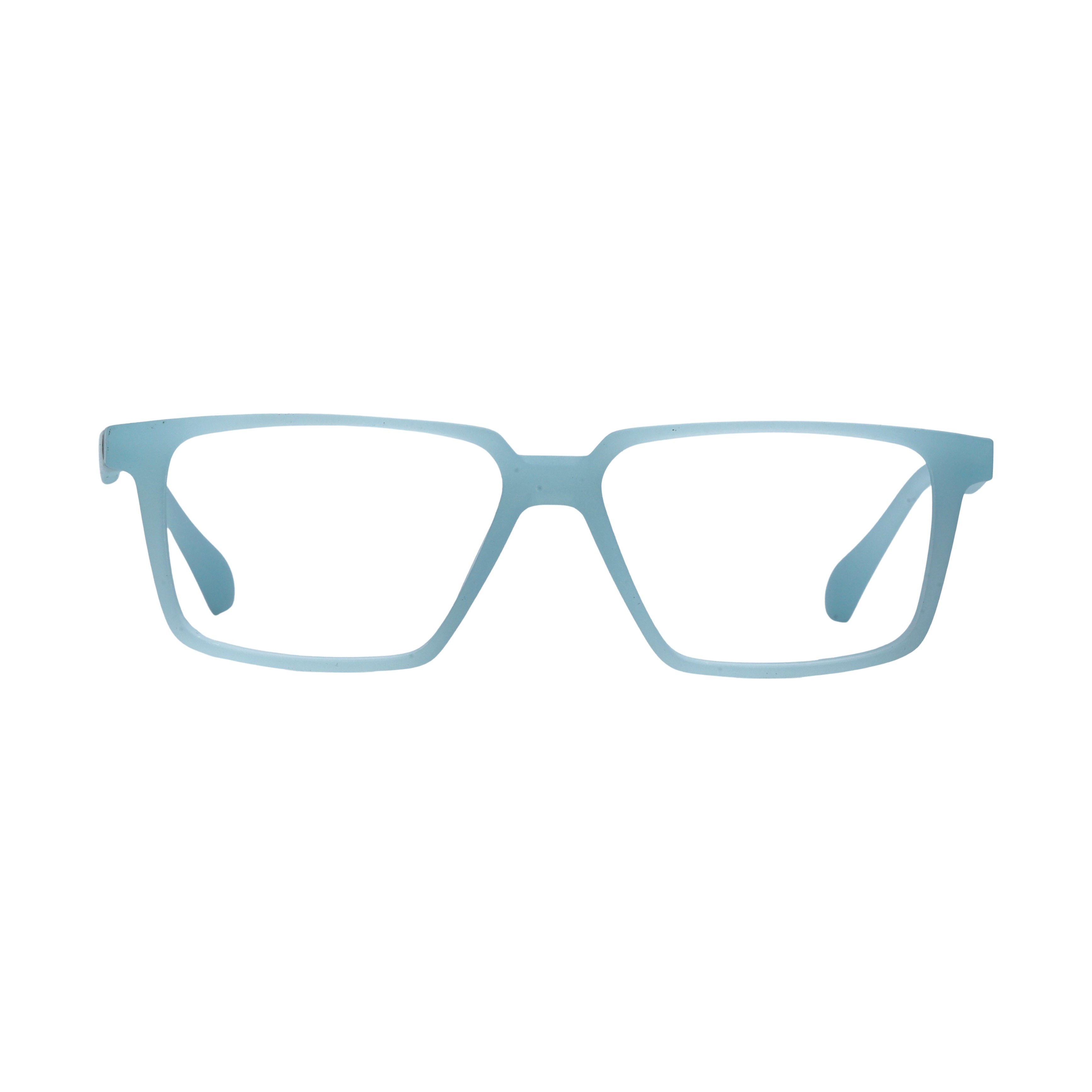 Light Blue Square Full Rim