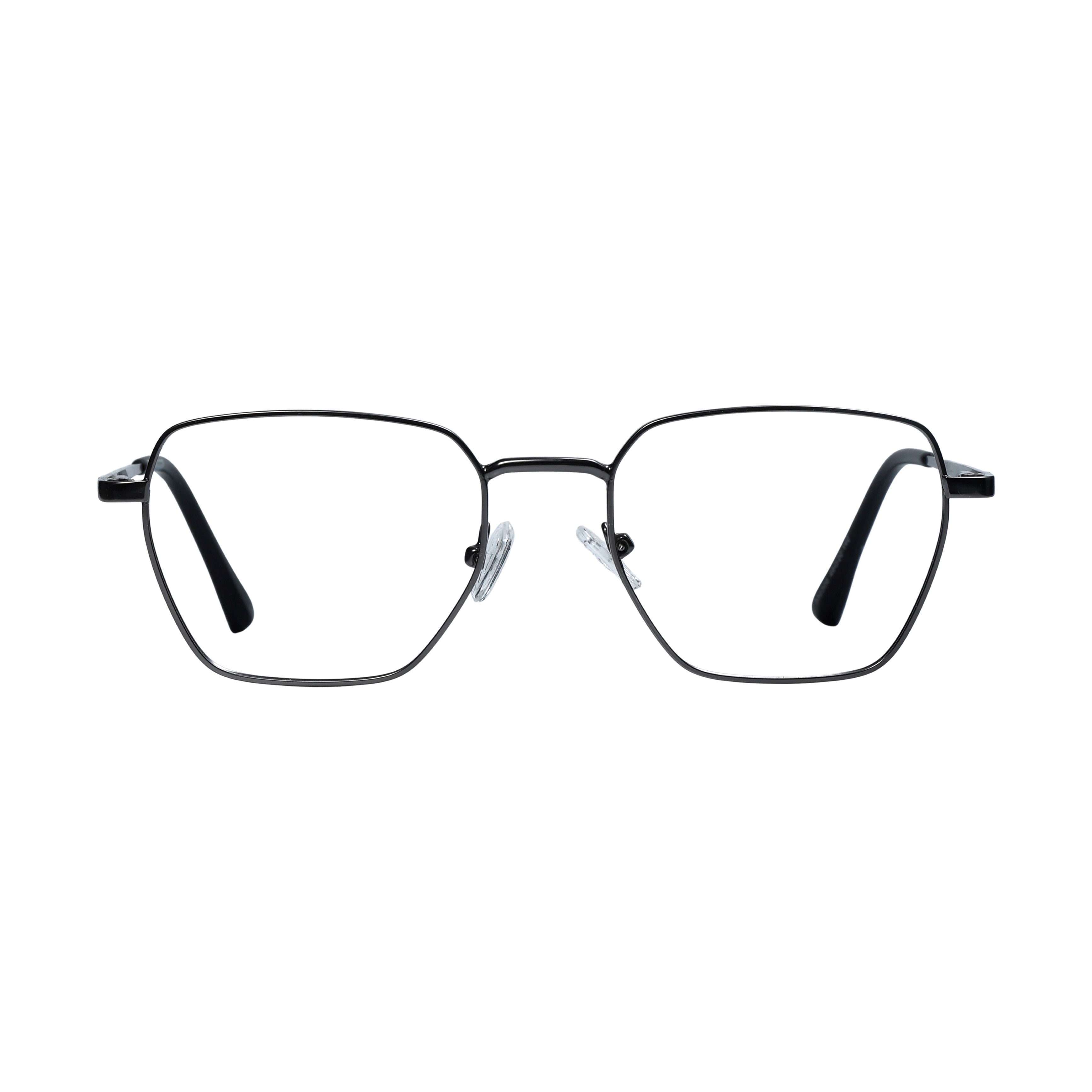 Gunmetal & Black Geometric Full Rim