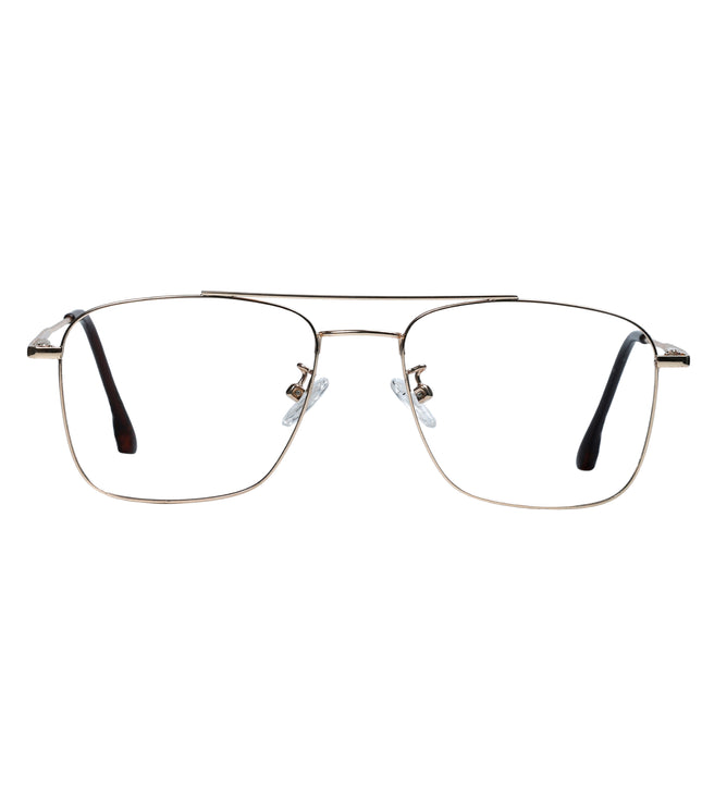 Golden Brown Square Full Rim