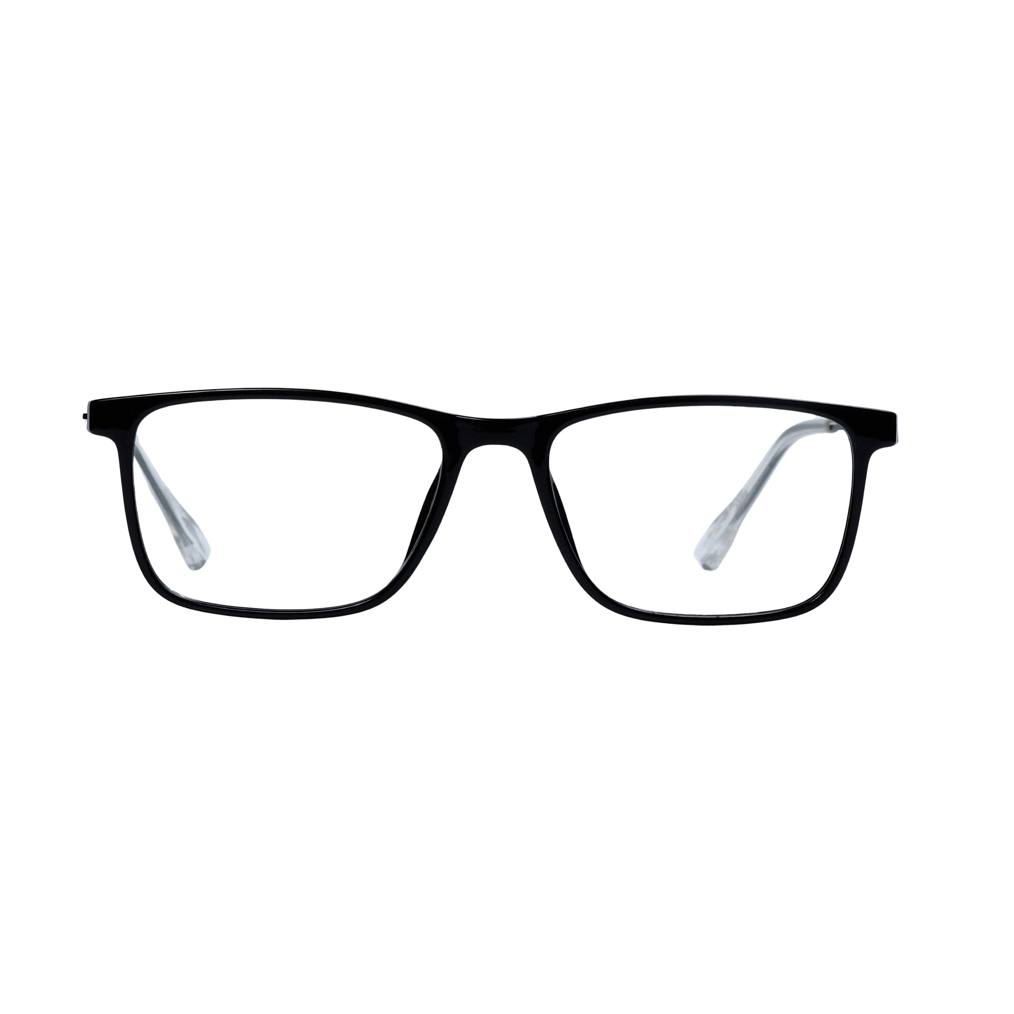 Black & Blue Rectangle Full Rim