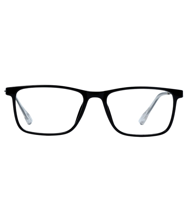 Black & Blue Rectangle Full Rim