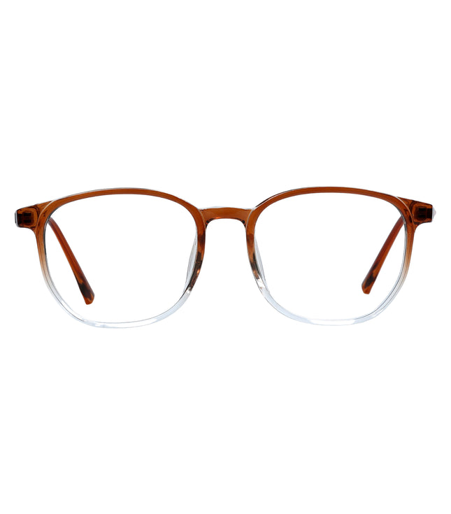 Golden Brown Round Full Rim