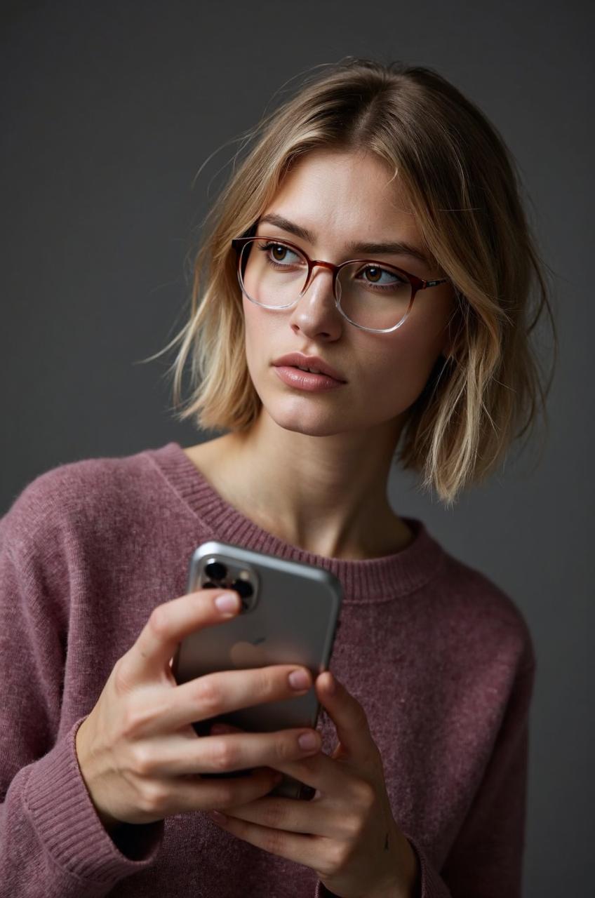 Golden Brown Round Full Rim