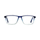 Blue & Green Rectangle Full Rim