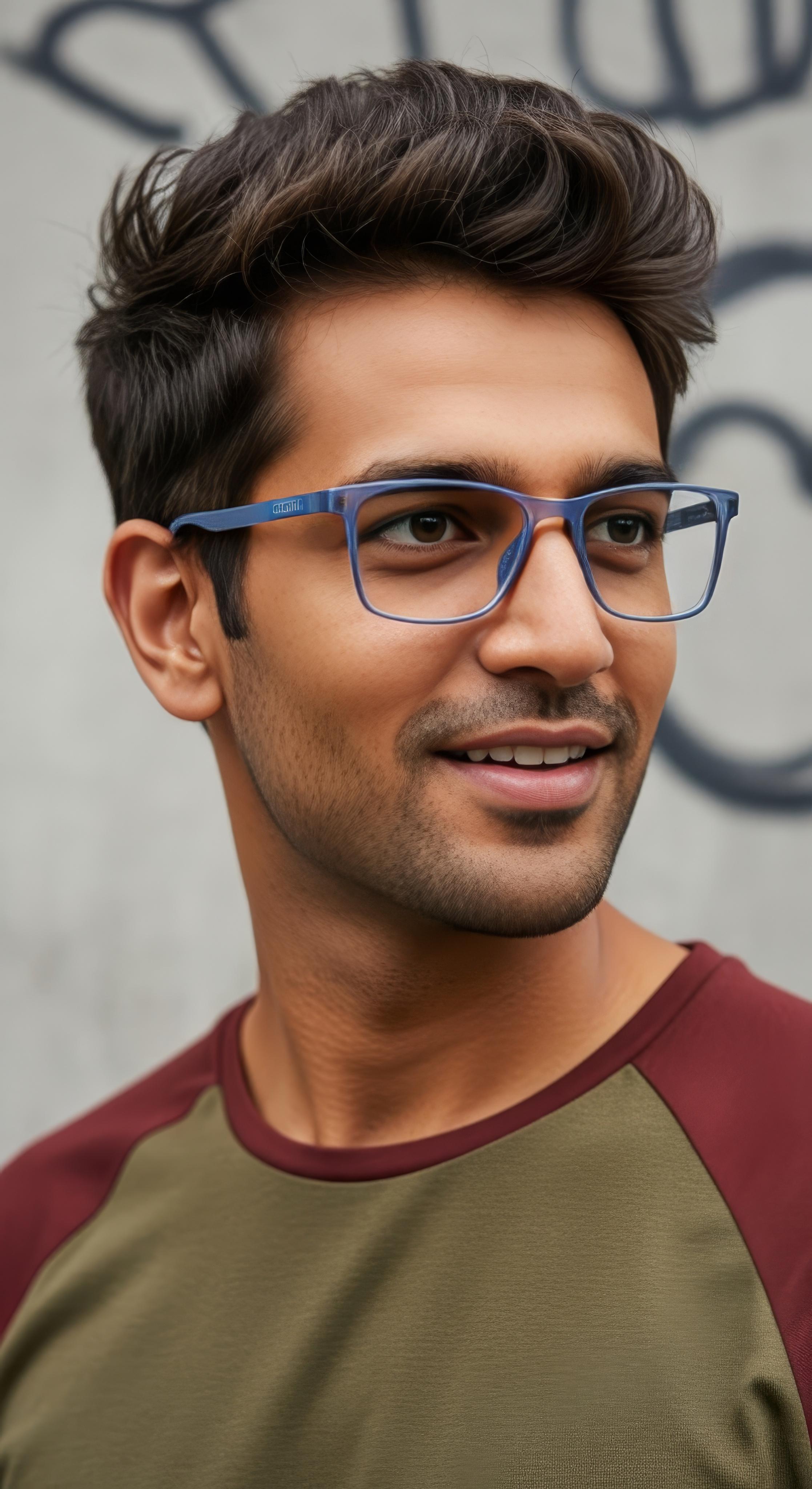 Grey Rectangle Full Rim