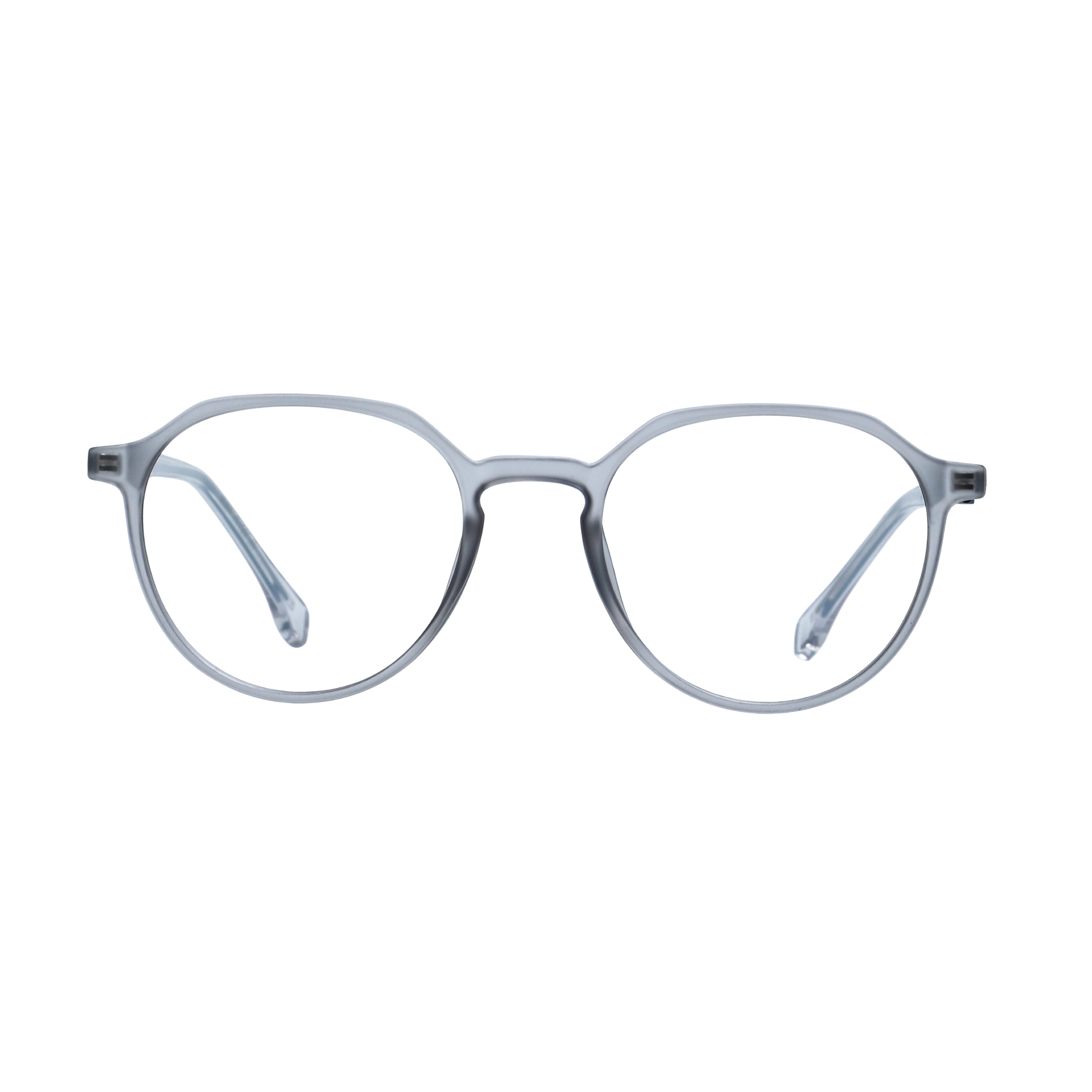 Grey & Blue Round Full Rim