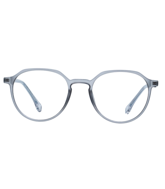 Grey & Blue Round Full Rim