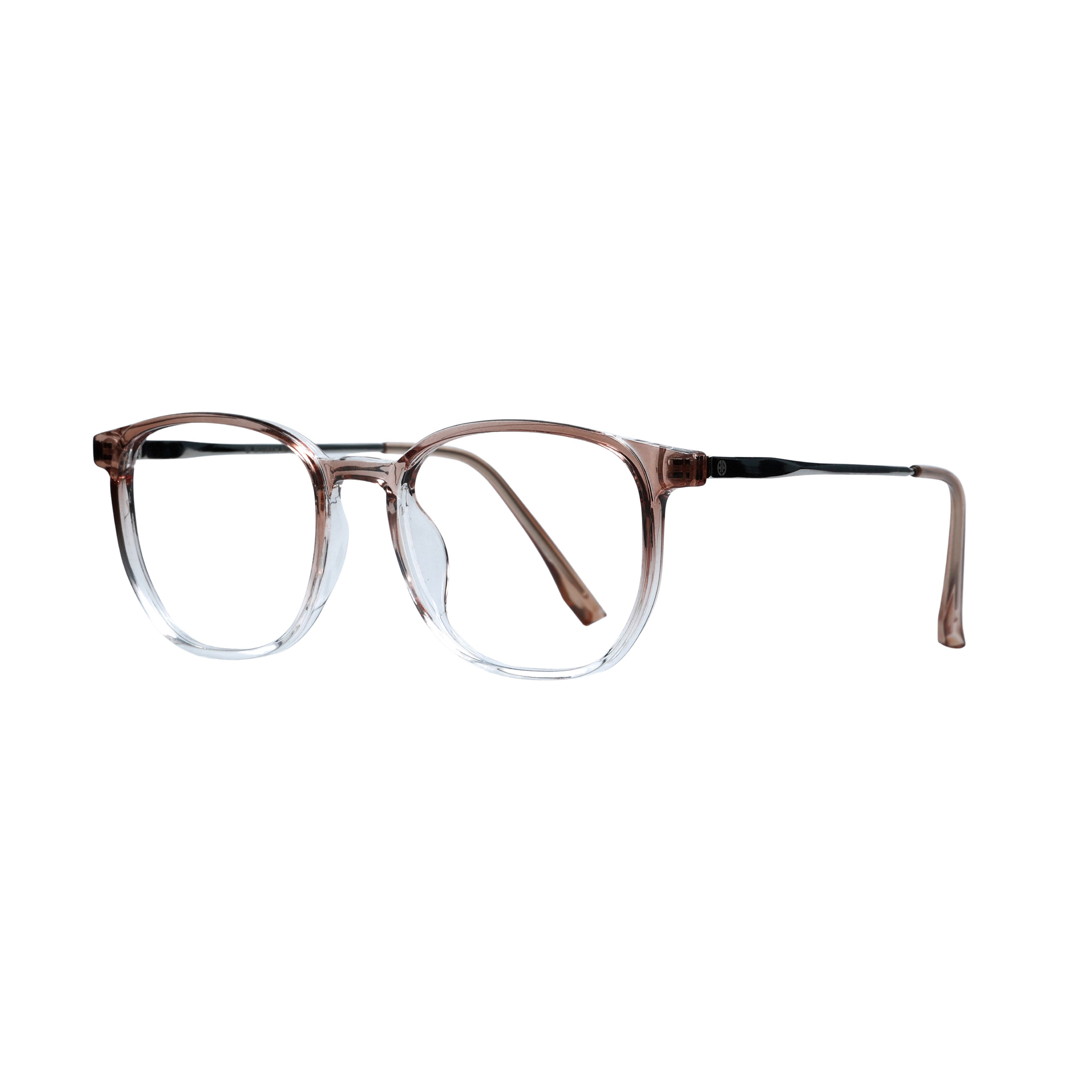 Golden Brown Round Full Rim