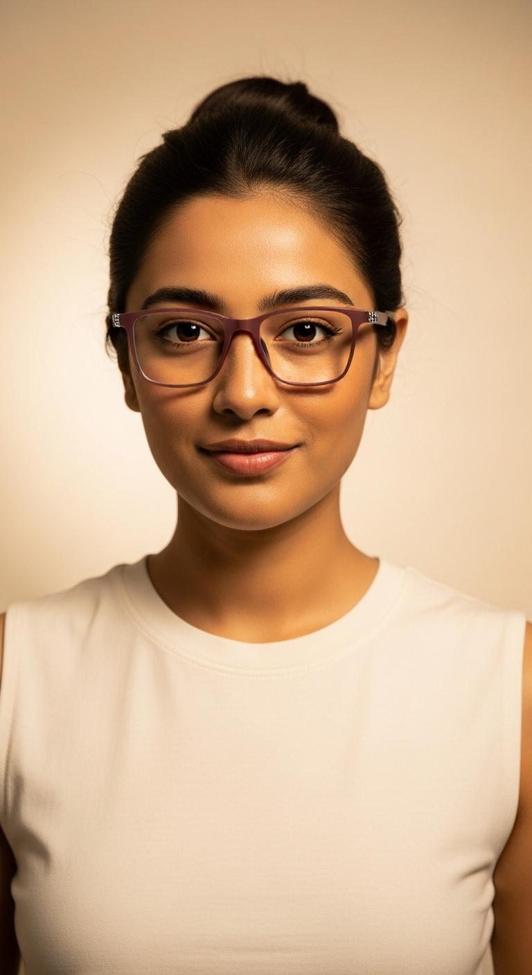 Orange Cat Eye Full Rim