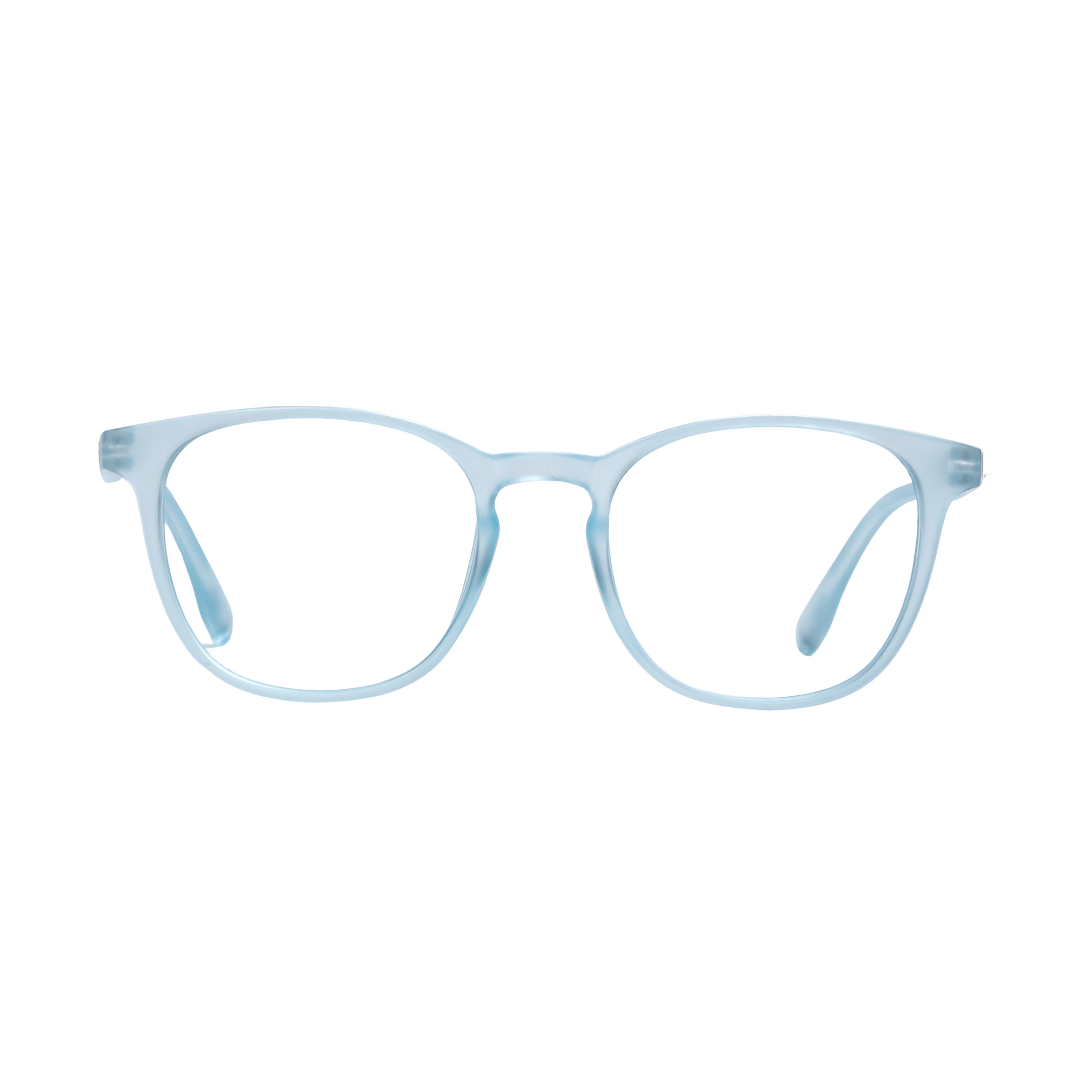 Light Blue Square Full Rim