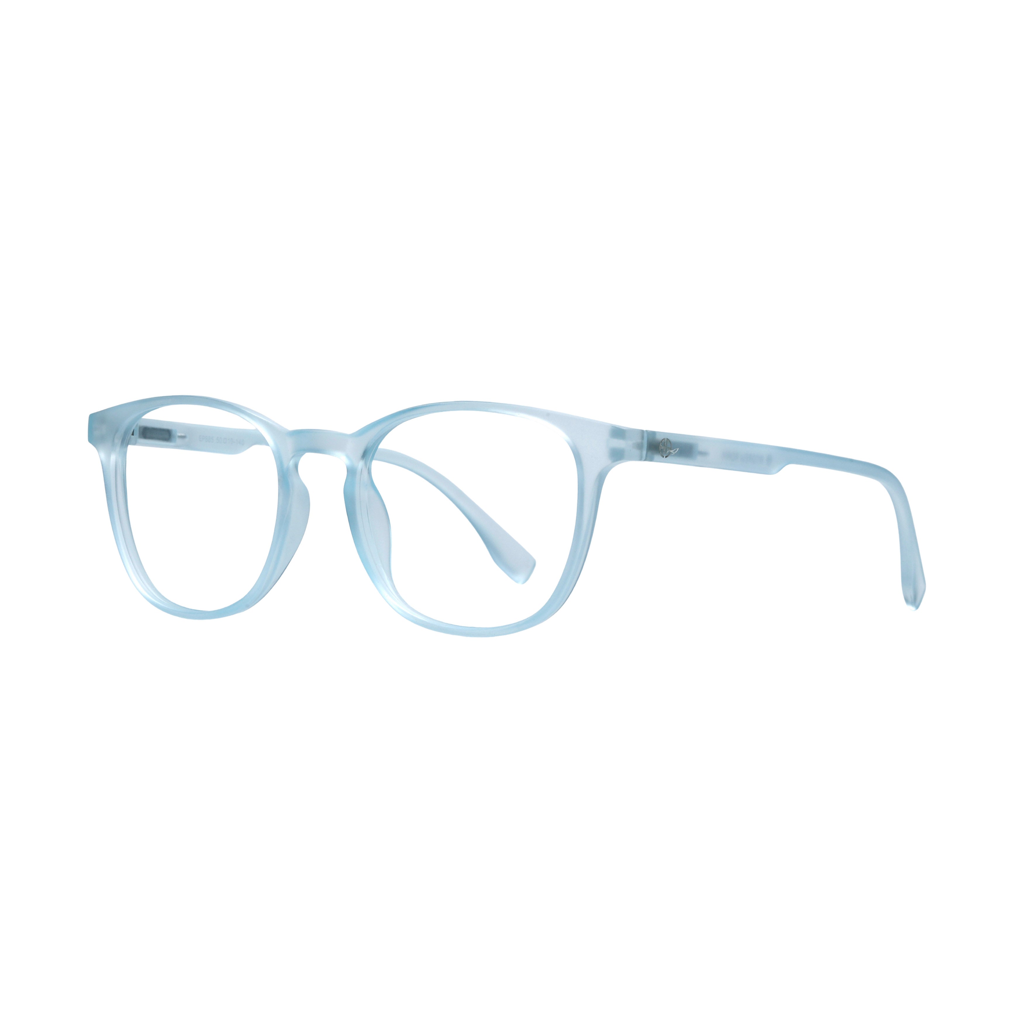 Light Blue Square Full Rim