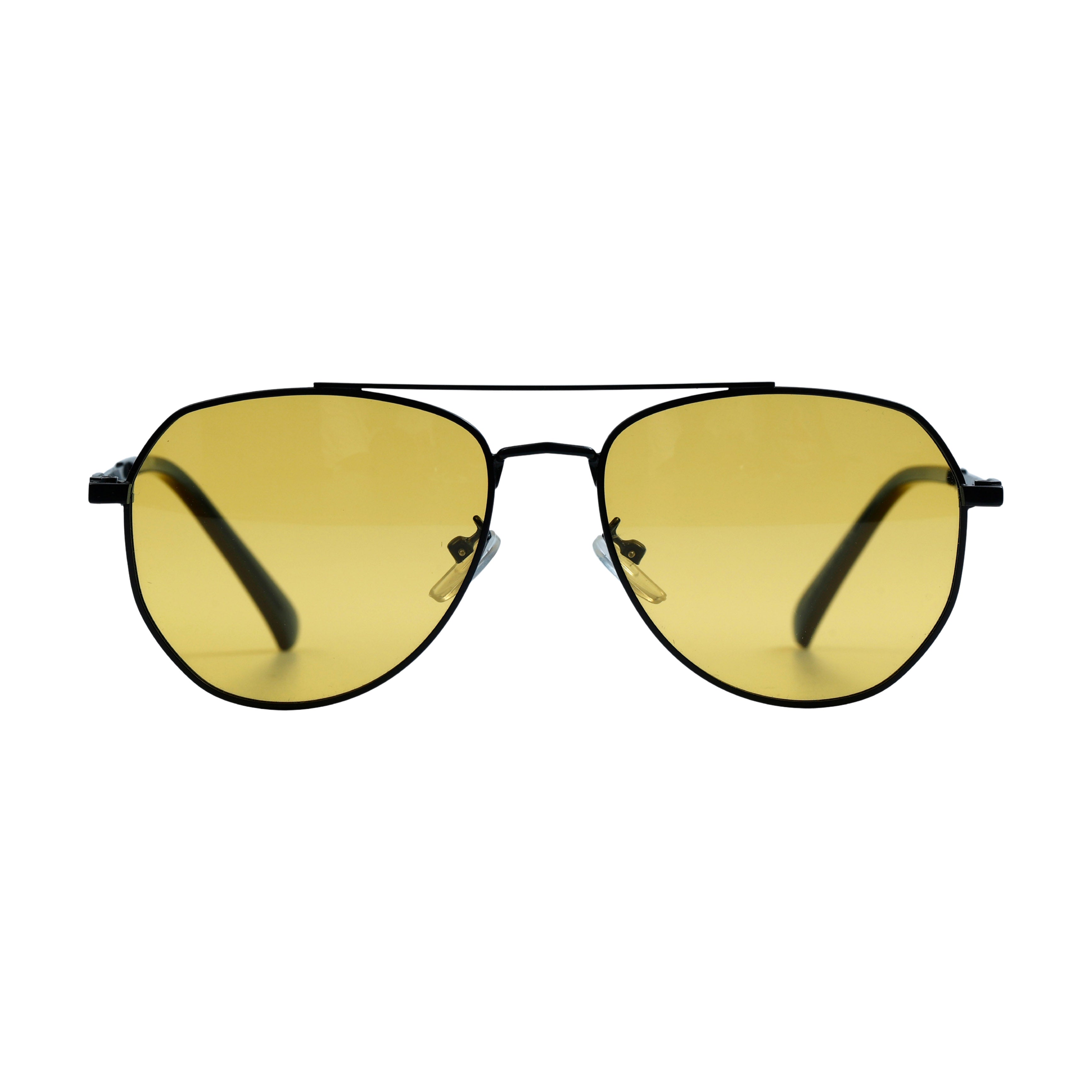 Black & Yellow Aviator Full Rim