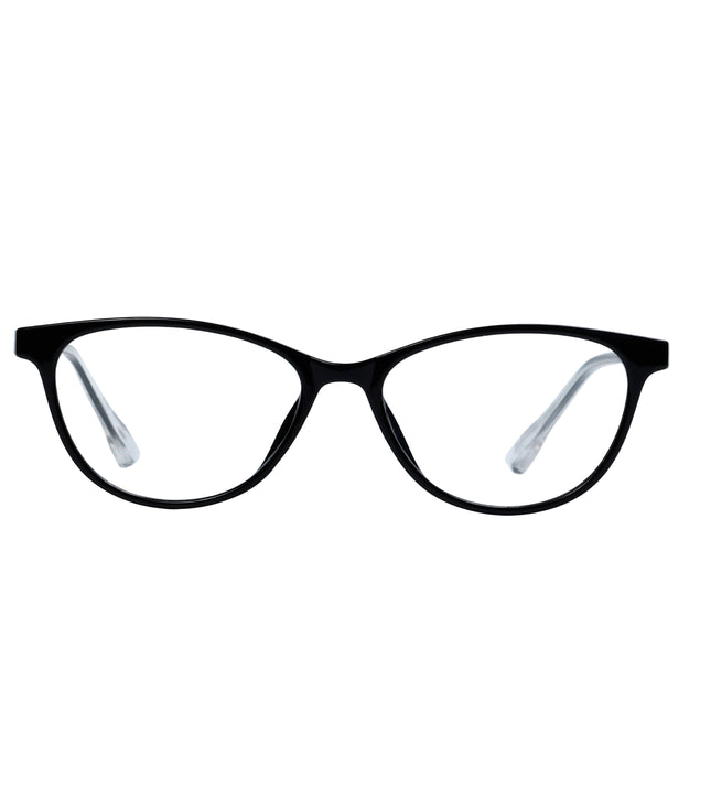 Black & Blue Cat Eye Full Rim