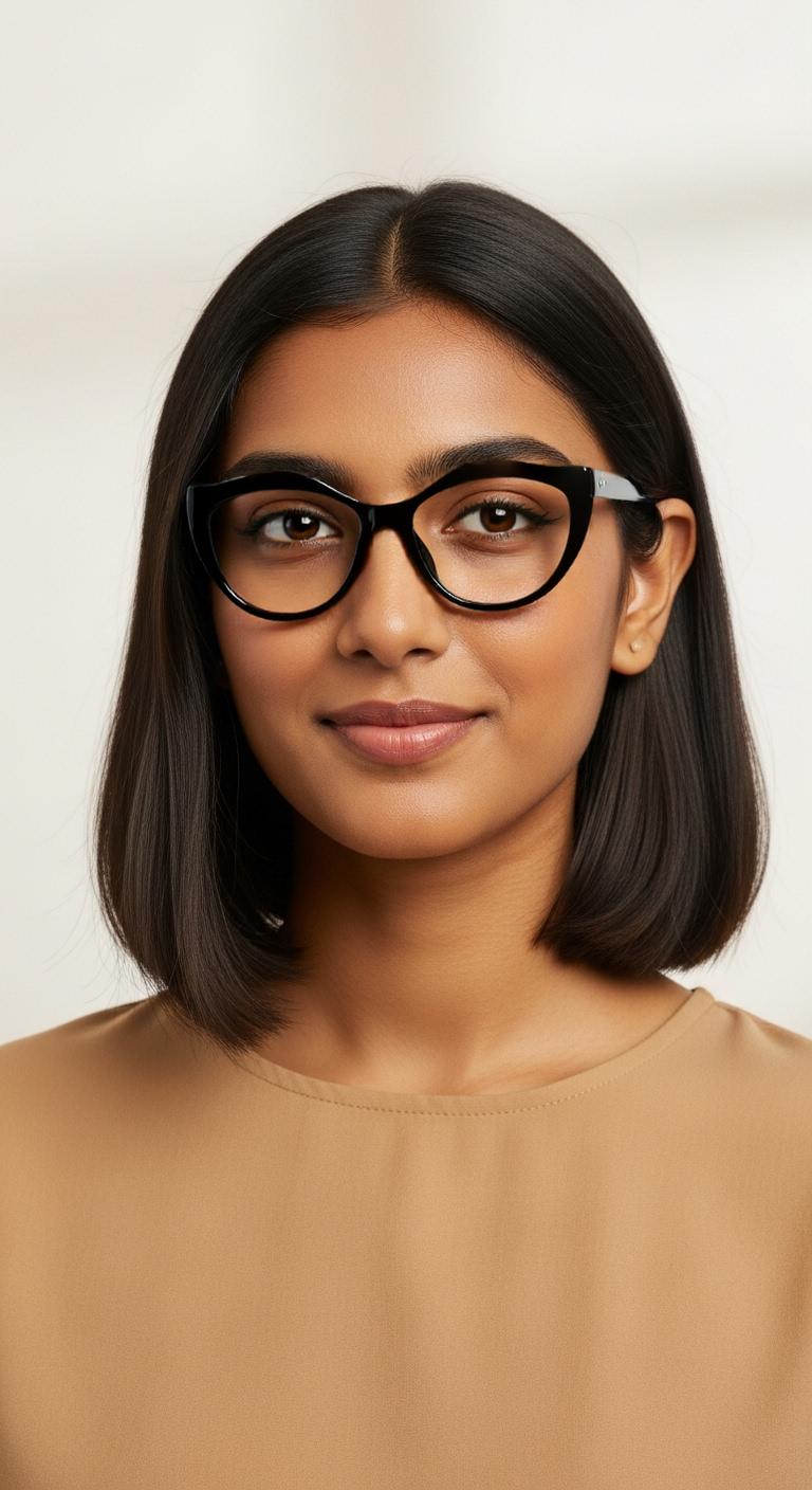 Black Cat Eye Full Rim