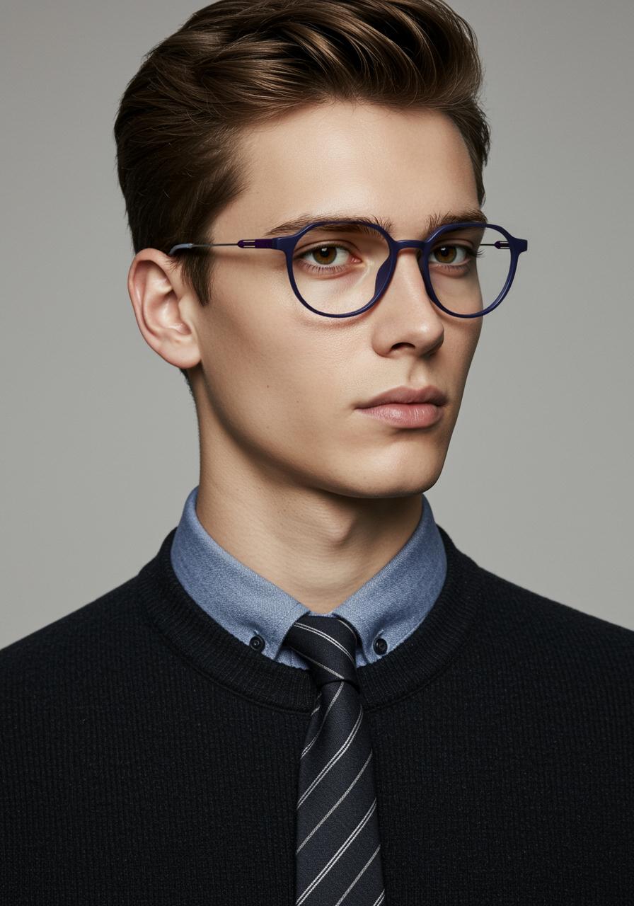 Purple Round Full Rim