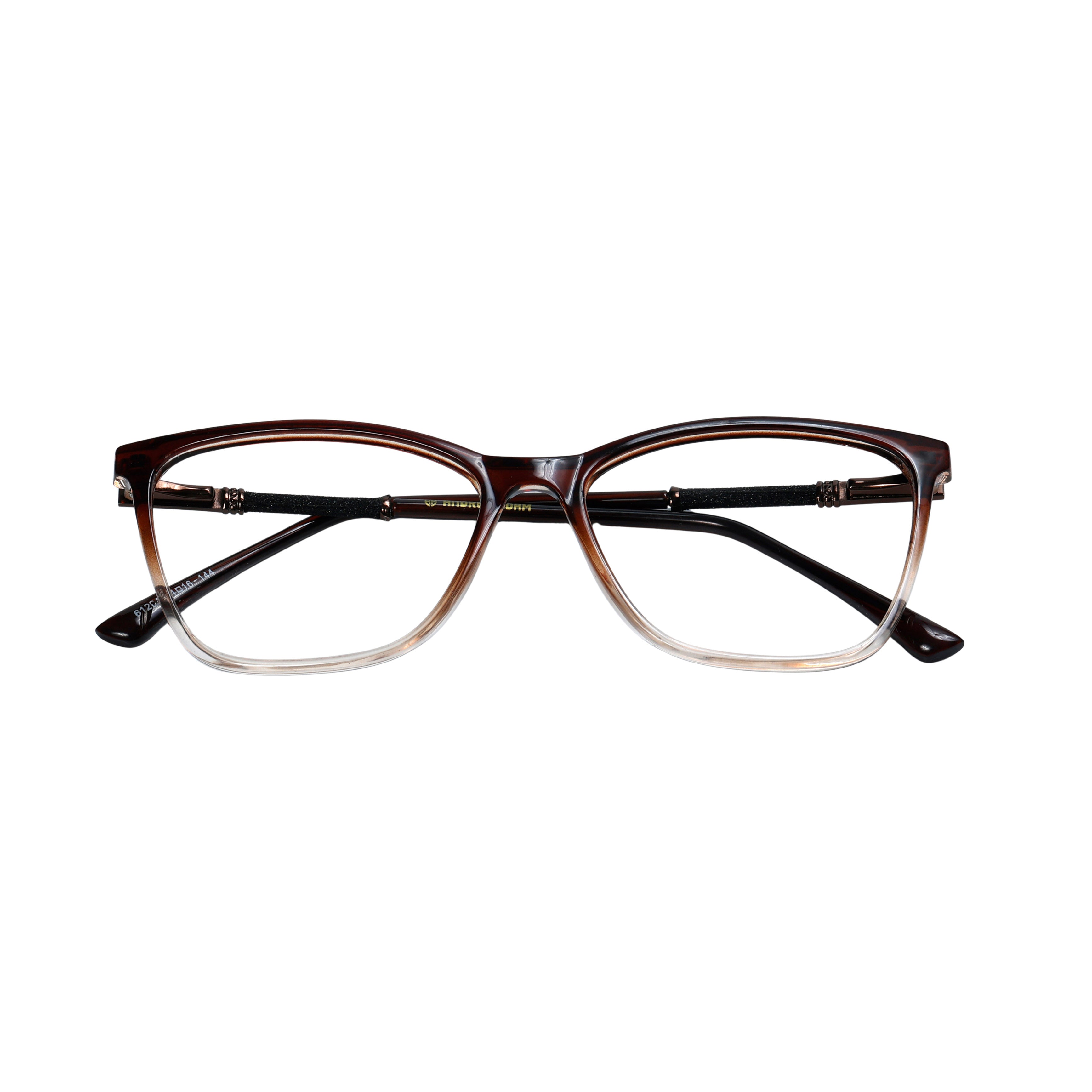 Transparent Brown Cat Eye Full Rim