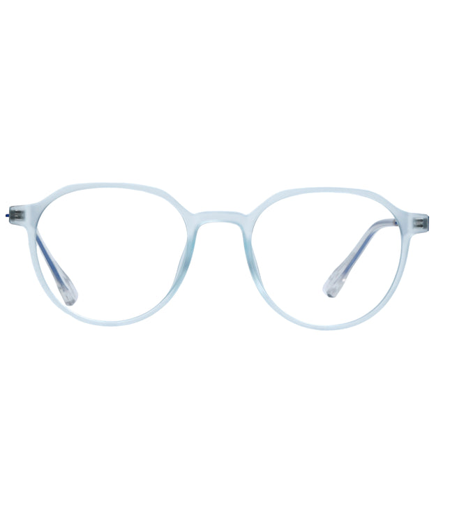 Sky Blue Round Full Rim