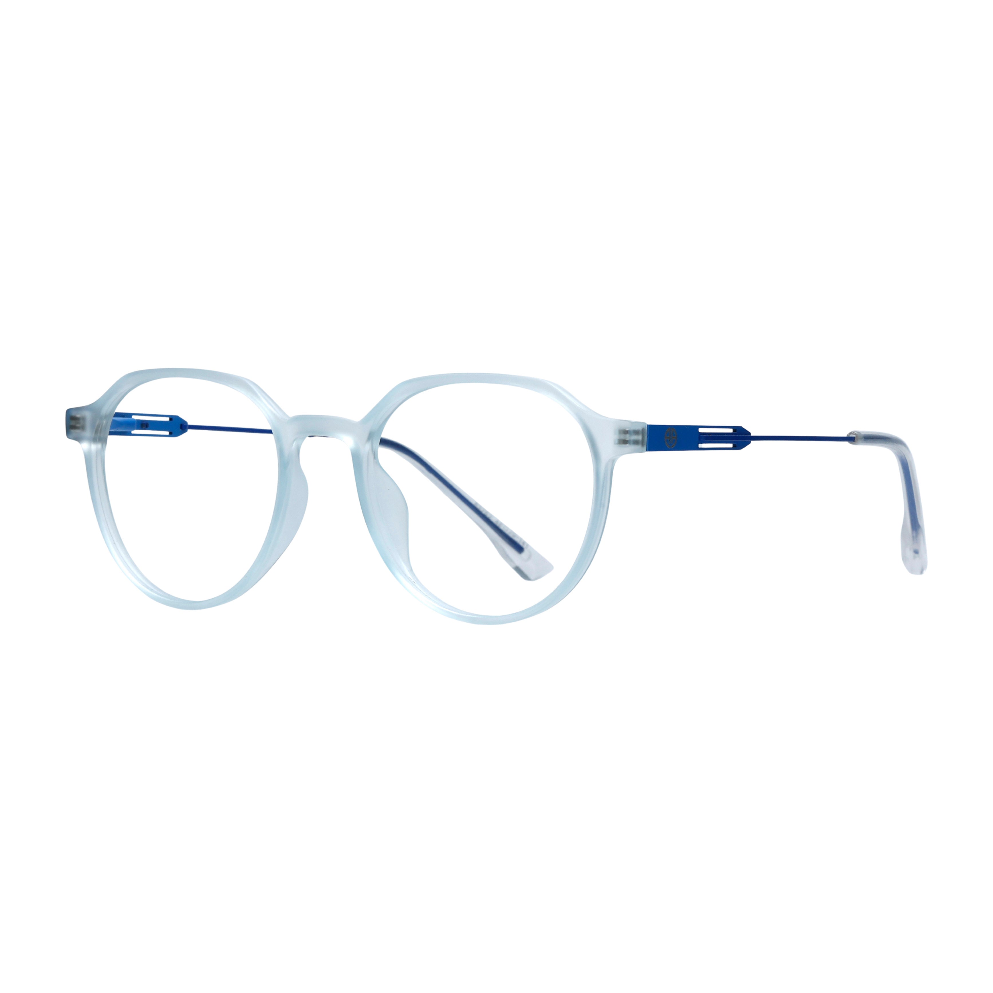 Sky Blue Round Full Rim