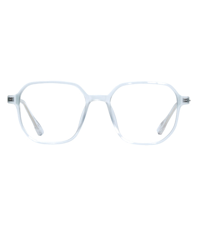 White & Green Square Full Rim