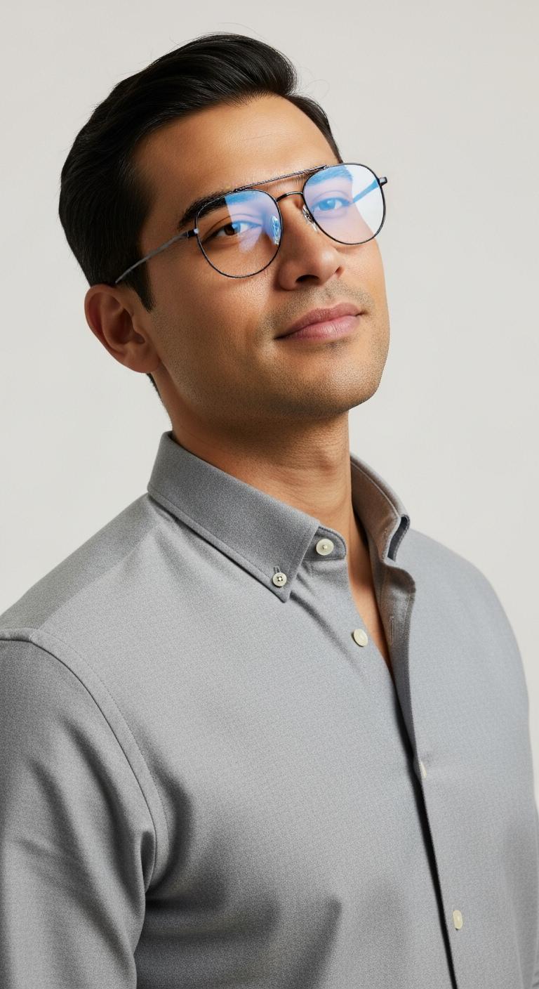 Brown Aviator Full Rim