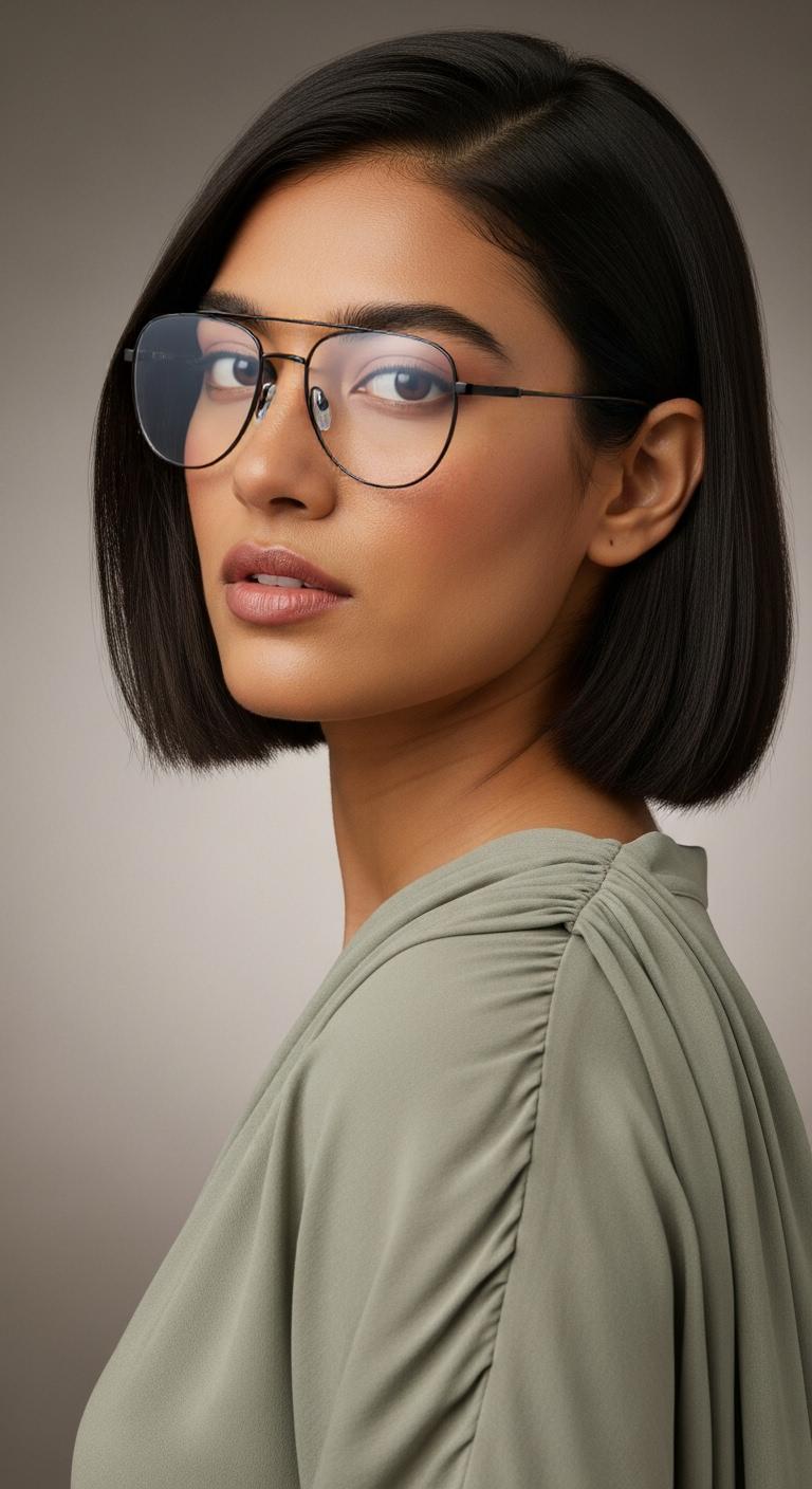 Brown Aviator Full Rim