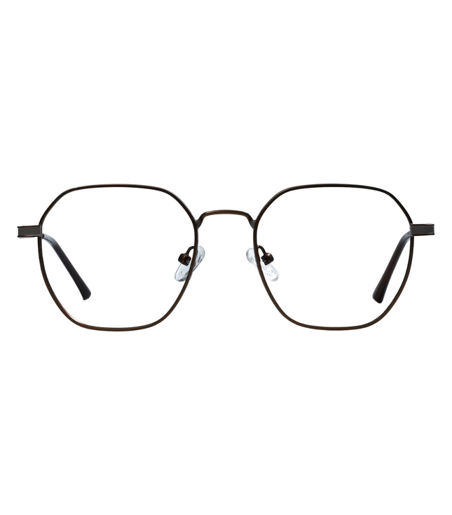 Matt Black Geometric Full Rim