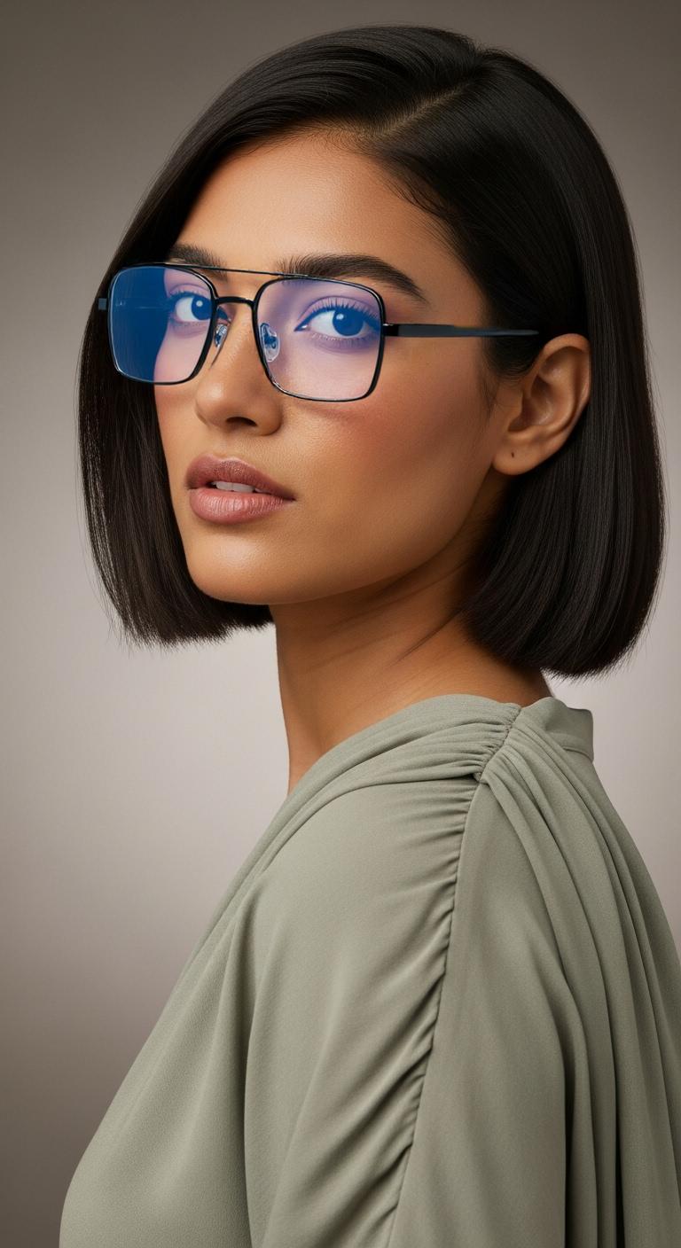 Black Square Full Rim